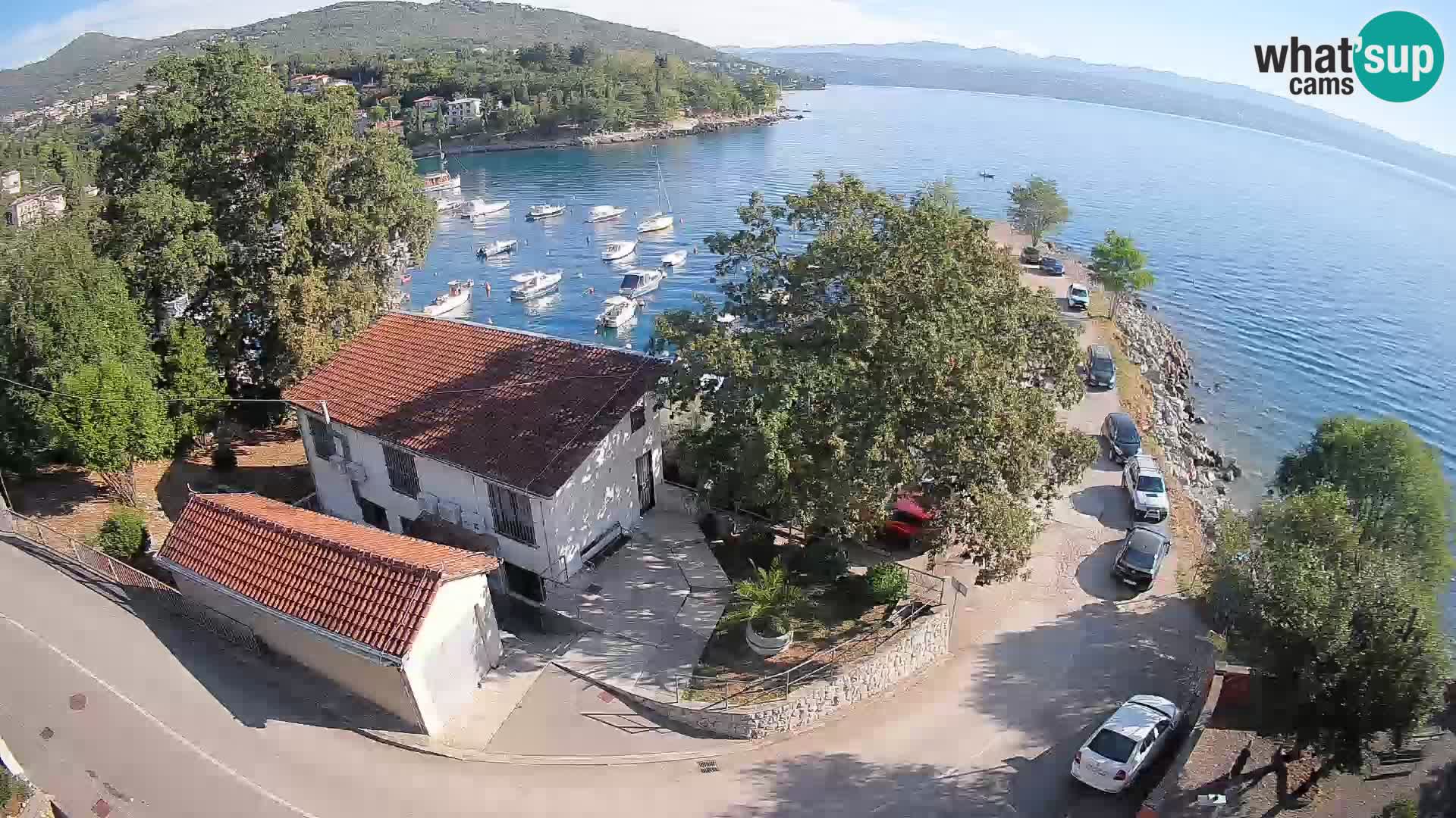 Webcam port d’Ika – Vue en direct et lumières d’Opatija