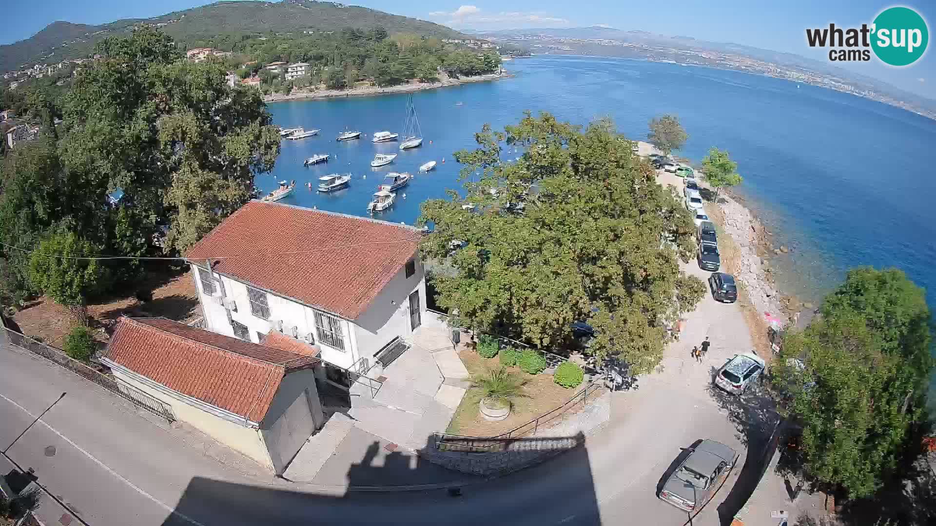 Webcam porto Ika – Vista LIVE sul porto e le luci di Opatija