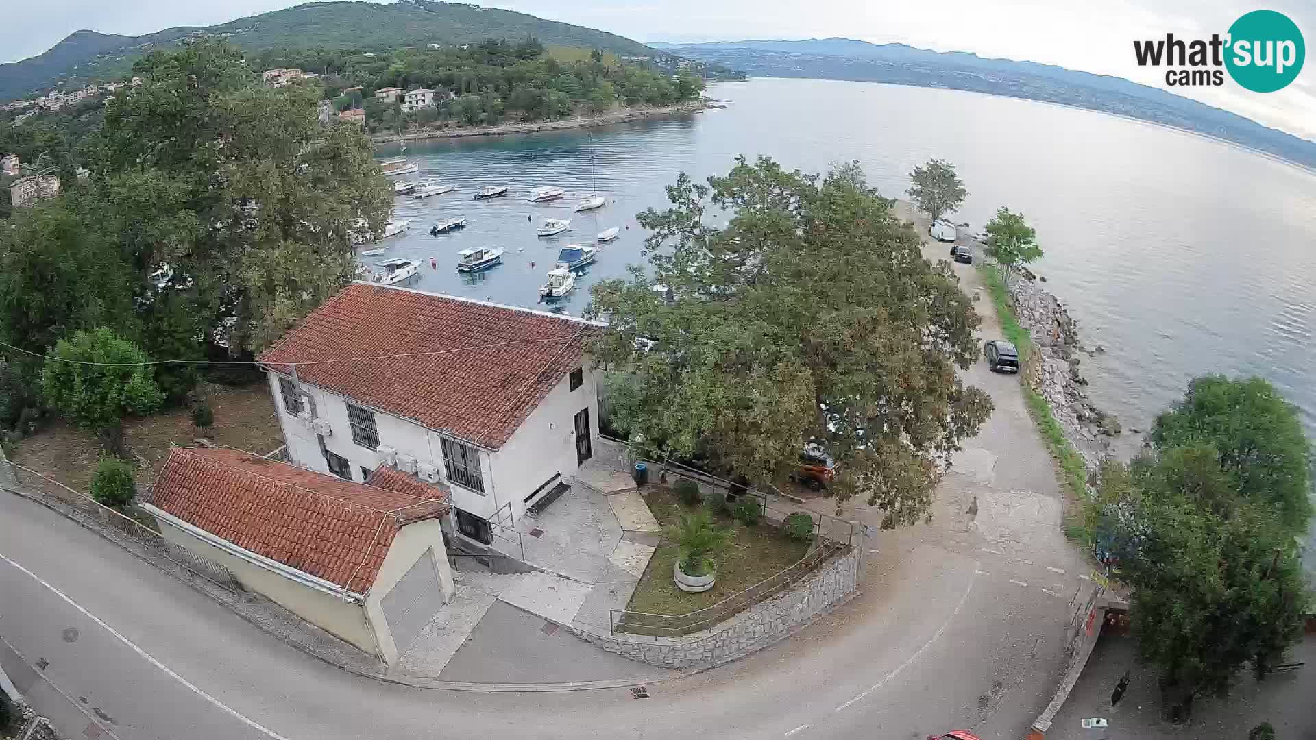 Webcam porto Ika – Vista LIVE sul porto e le luci di Opatija