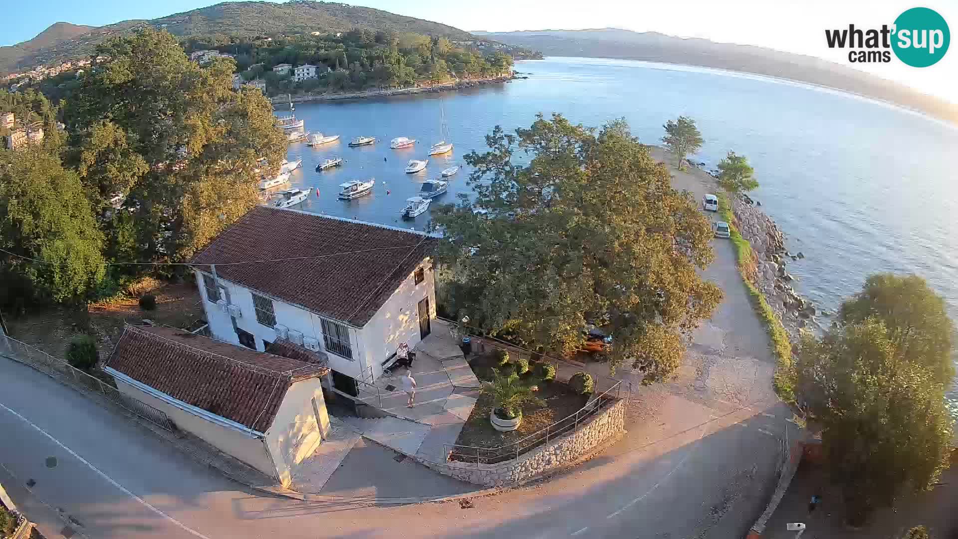 Webcam Ika Hafen – LIVE Blick auf den Hafen und die Lichter von Opatija