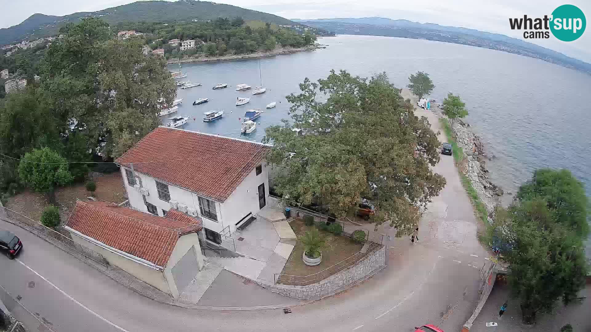 Webcam porto Ika – Vista LIVE sul porto e le luci di Opatija