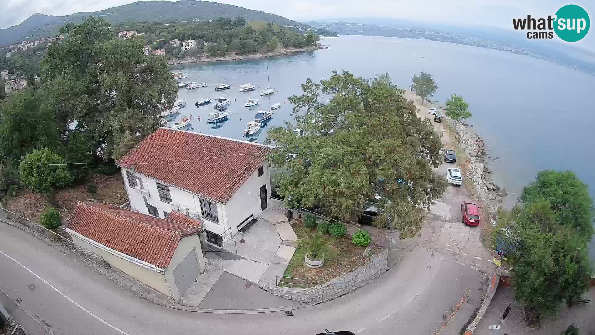 Webcam porto Ika – Vista LIVE sul porto e le luci di Opatija