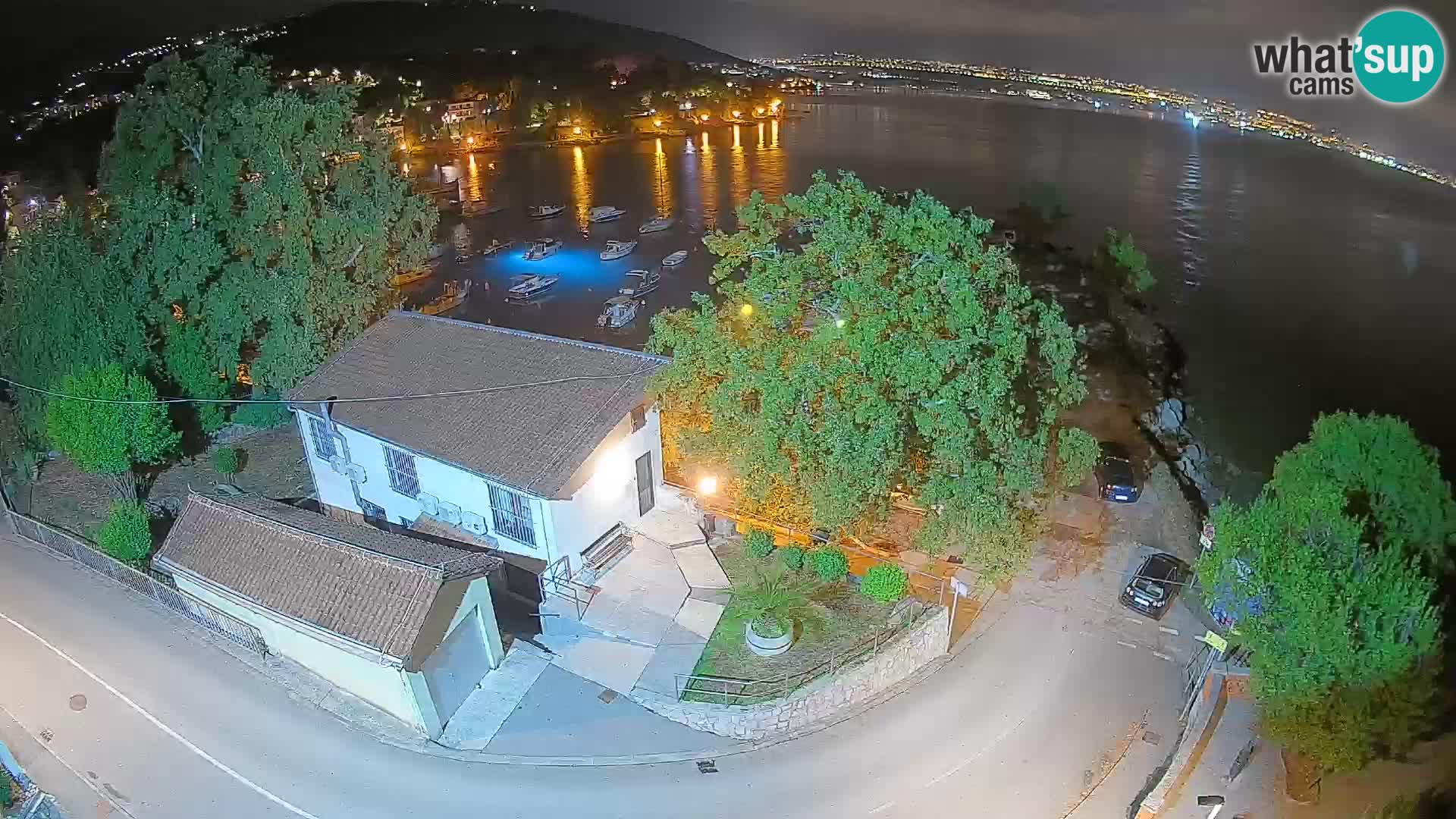 Webcam Ika Hafen – LIVE Blick auf den Hafen und die Lichter von Opatija