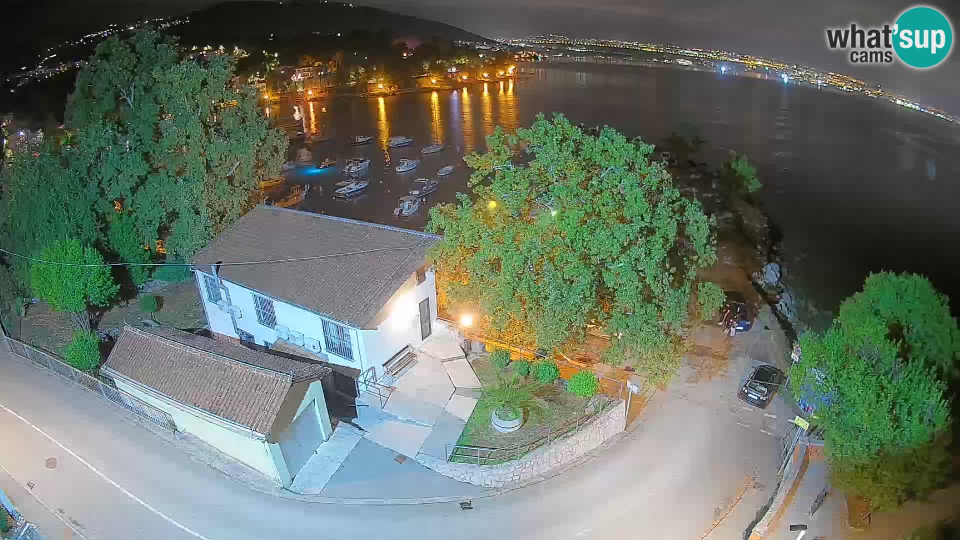 Webcam Ika Hafen – LIVE Blick auf den Hafen und die Lichter von Opatija