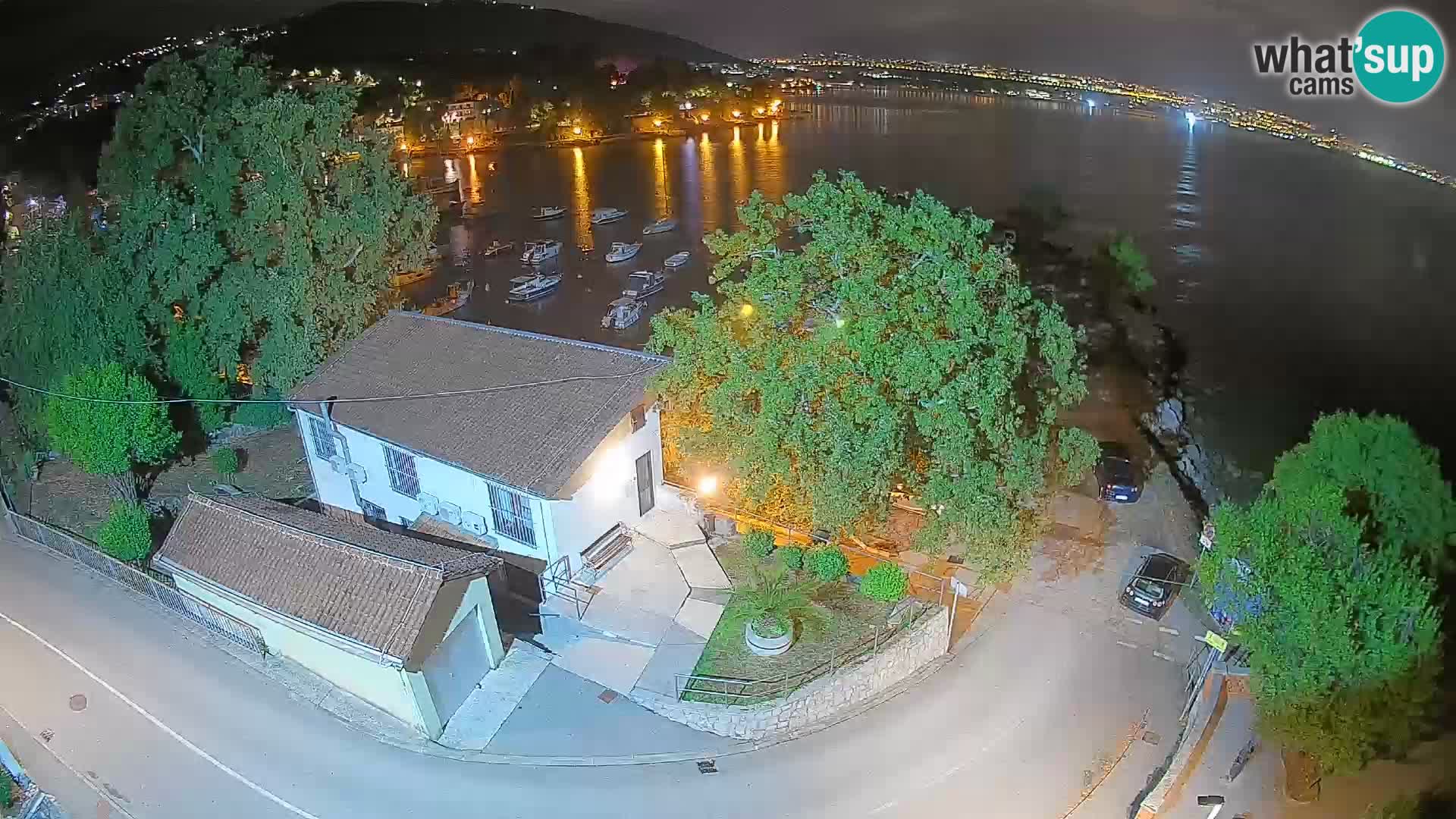 Webcam Ika Hafen – LIVE Blick auf den Hafen und die Lichter von Opatija
