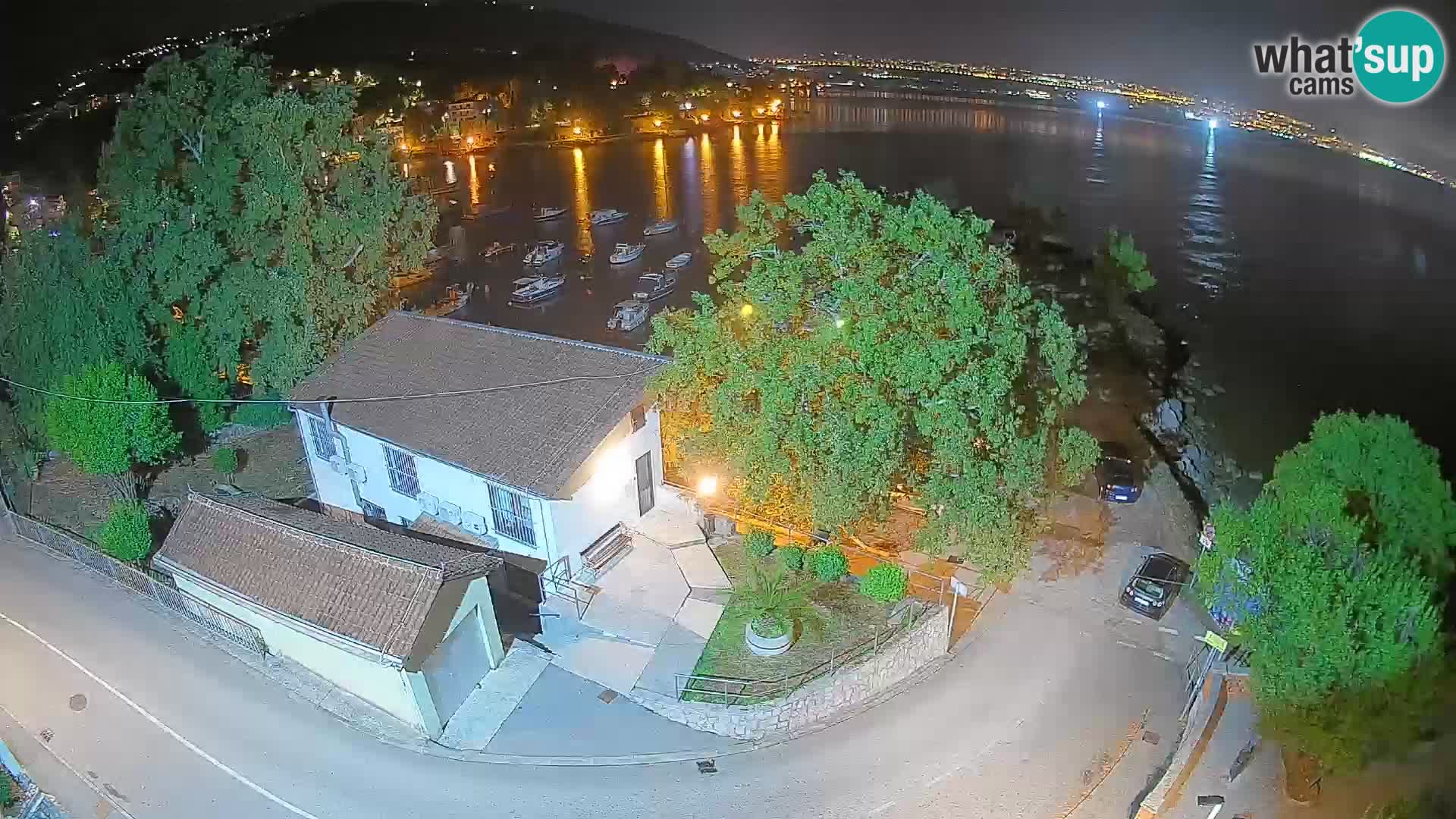 Webcam port d’Ika – Vue en direct et lumières d’Opatija
