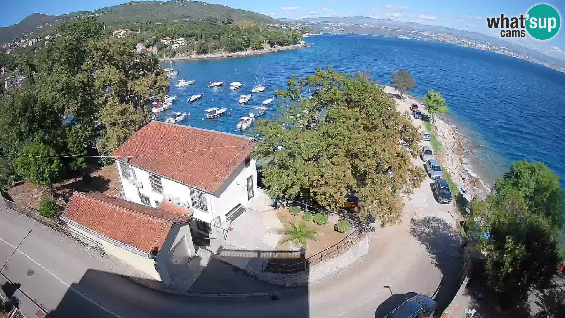 Webcam Ika Hafen – LIVE Blick auf den Hafen und die Lichter von Opatija
