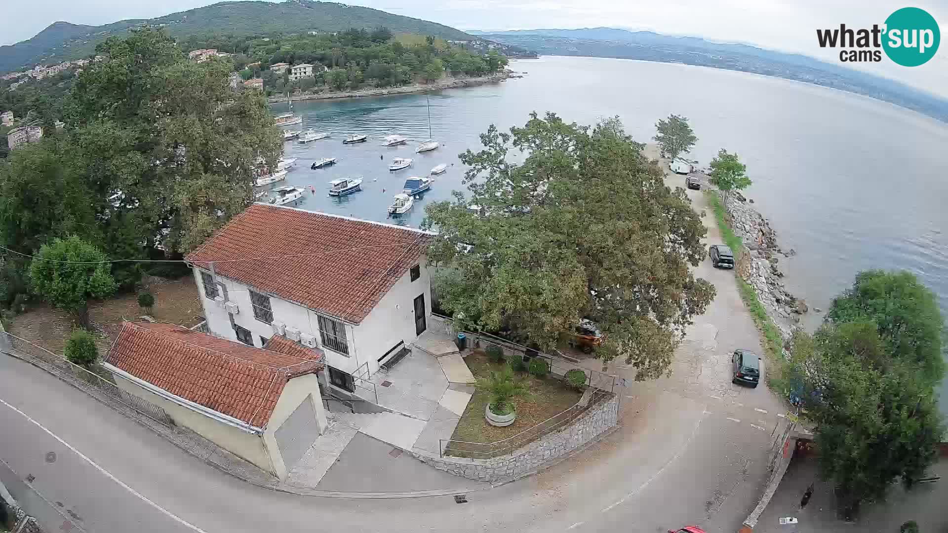Webcam port d’Ika – Vue en direct et lumières d’Opatija