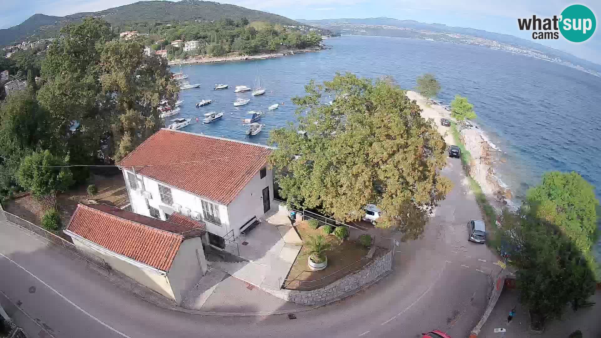 Webcam port d’Ika – Vue en direct et lumières d’Opatija