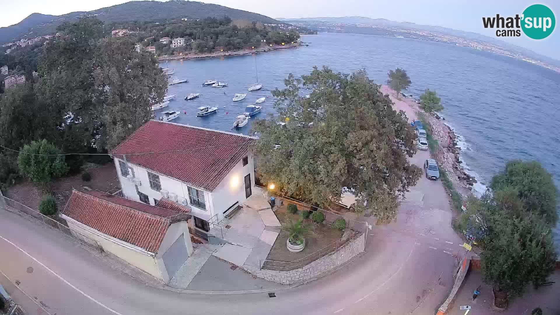 Webcam porto Ika – Vista LIVE sul porto e le luci di Opatija