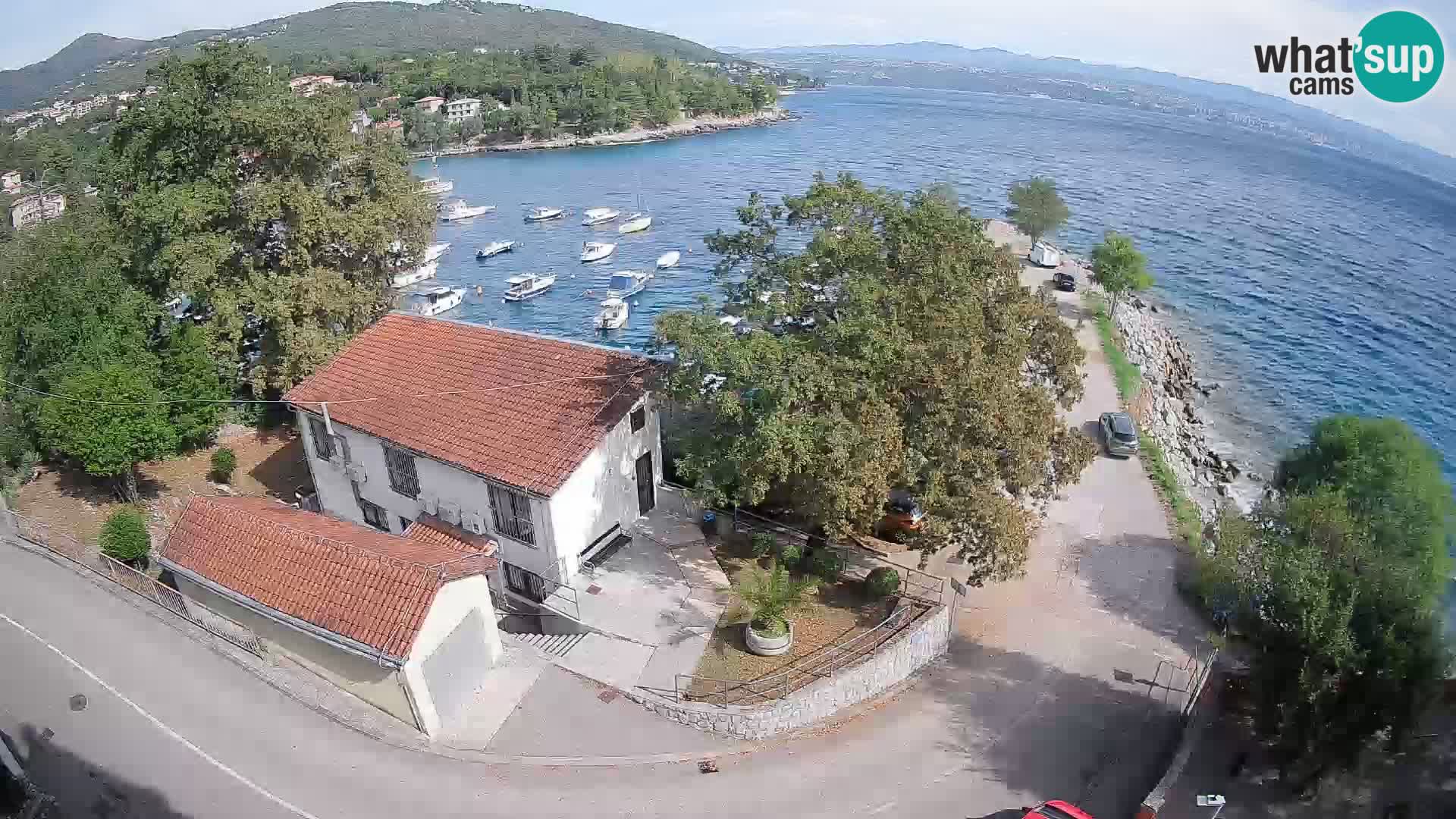 Webcam Ika Hafen – LIVE Blick auf den Hafen und die Lichter von Opatija