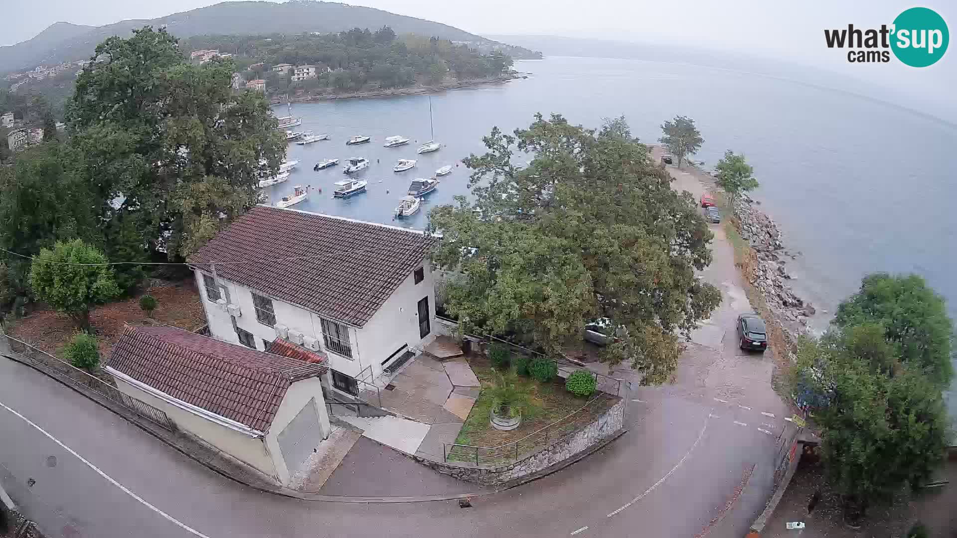 Webcam porto Ika – Vista LIVE sul porto e le luci di Opatija