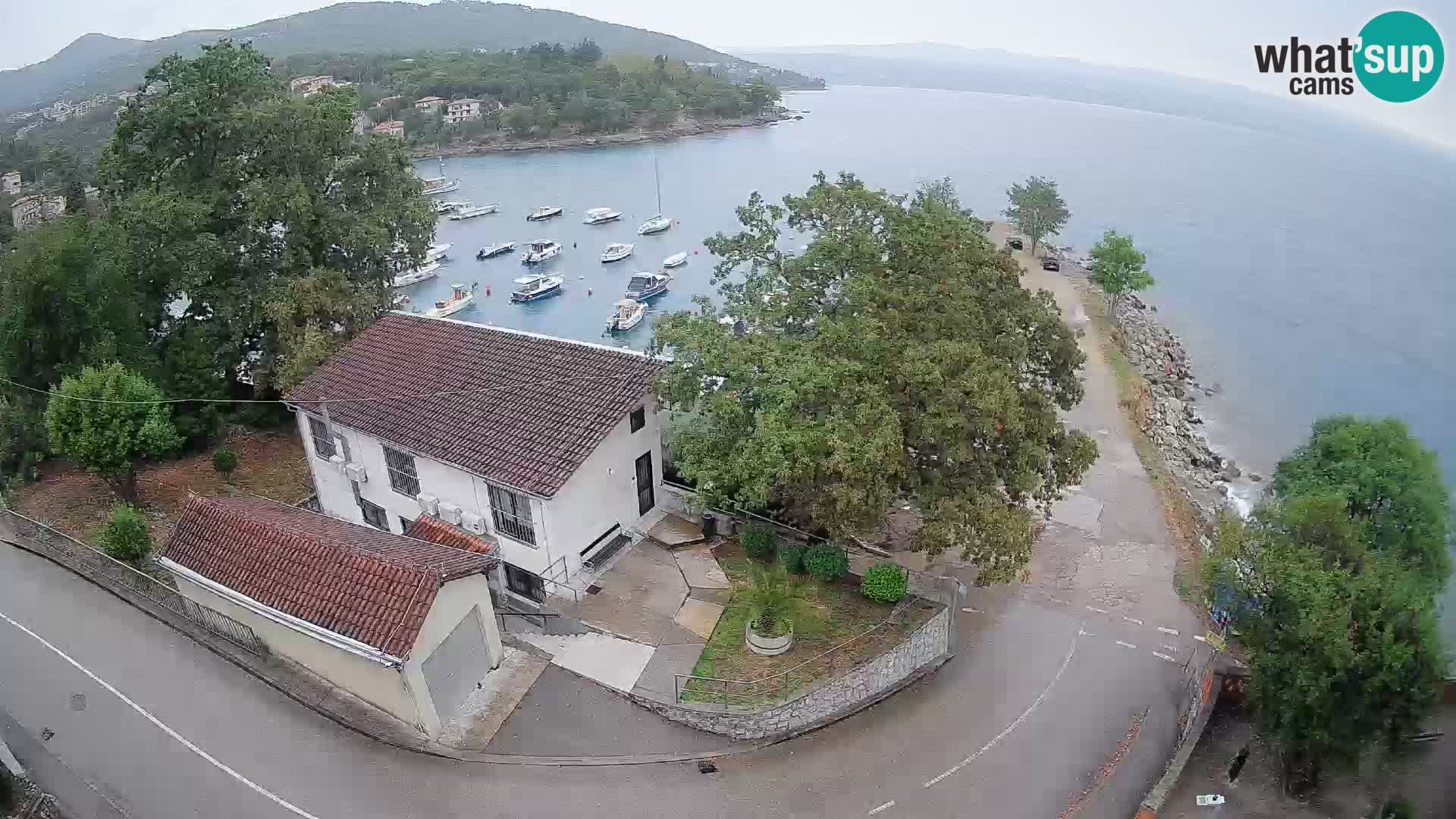 Webcam porto Ika – Vista LIVE sul porto e le luci di Opatija
