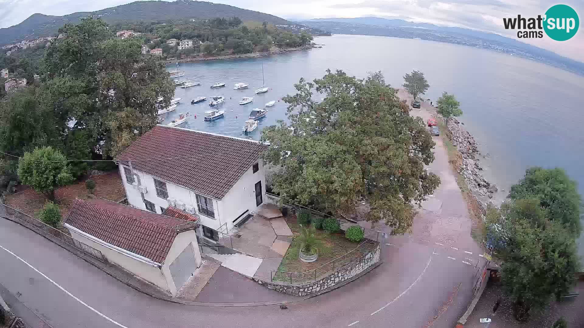 Ika Harbor Webcam – LIVE View of the Harbor and Opatija Lights