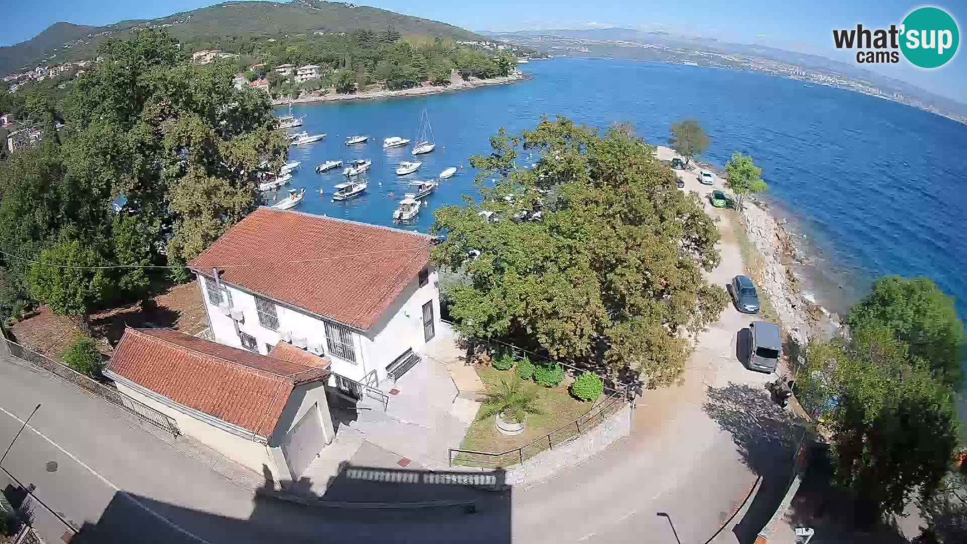 Webcam port d’Ika – Vue en direct et lumières d’Opatija