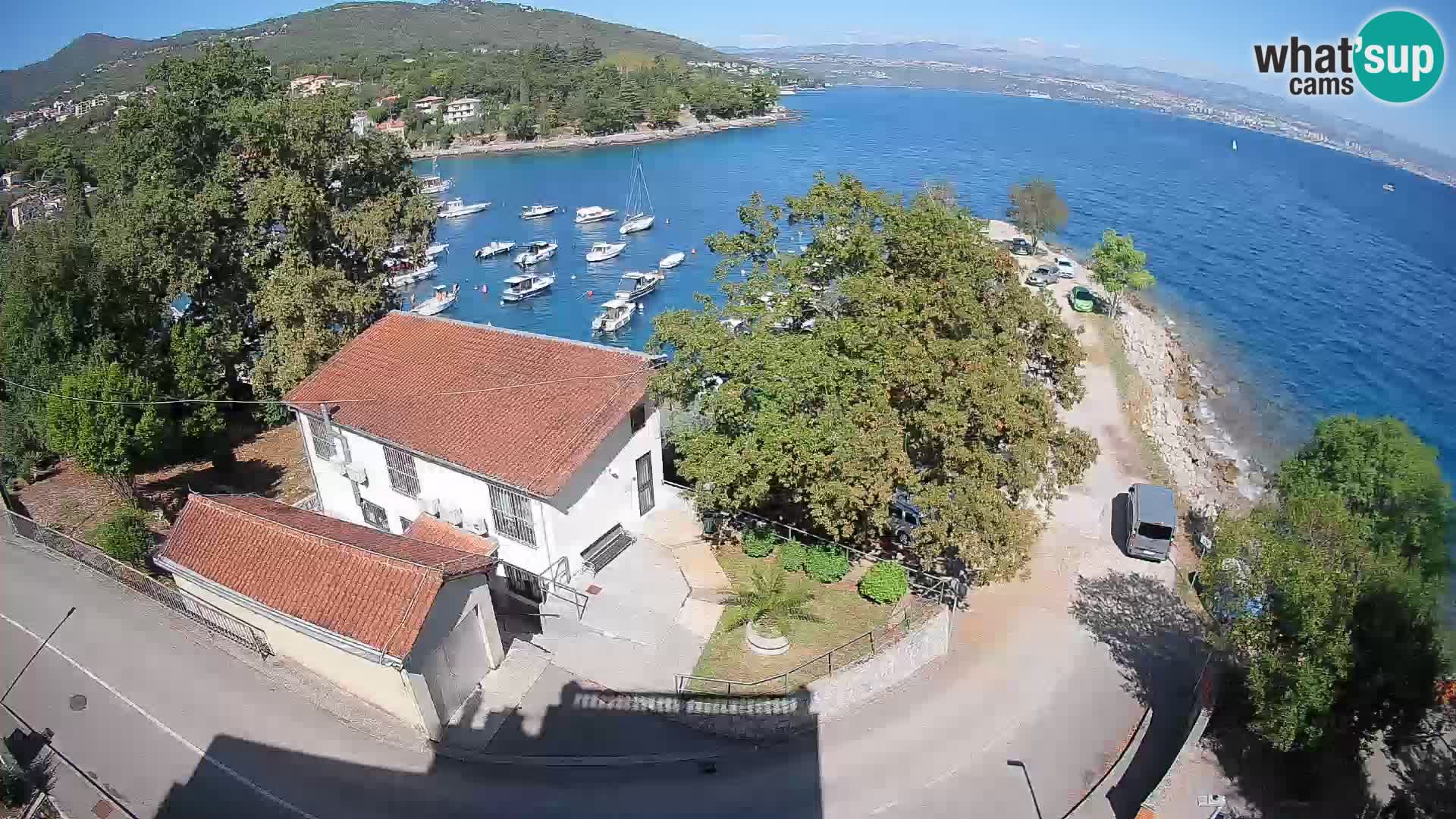Webcam port d’Ika – Vue en direct et lumières d’Opatija