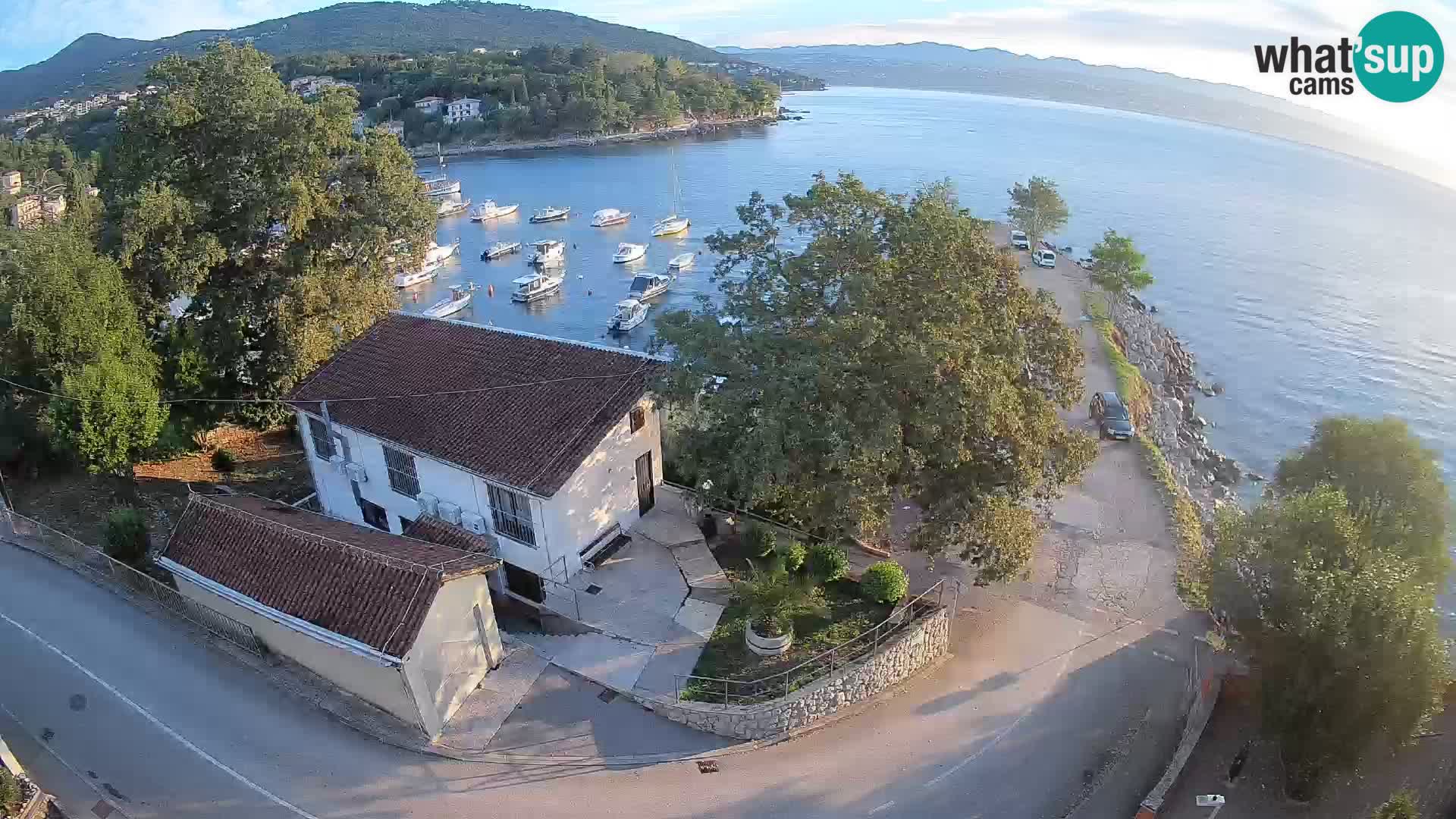 Webcam Ika Hafen – LIVE Blick auf den Hafen und die Lichter von Opatija