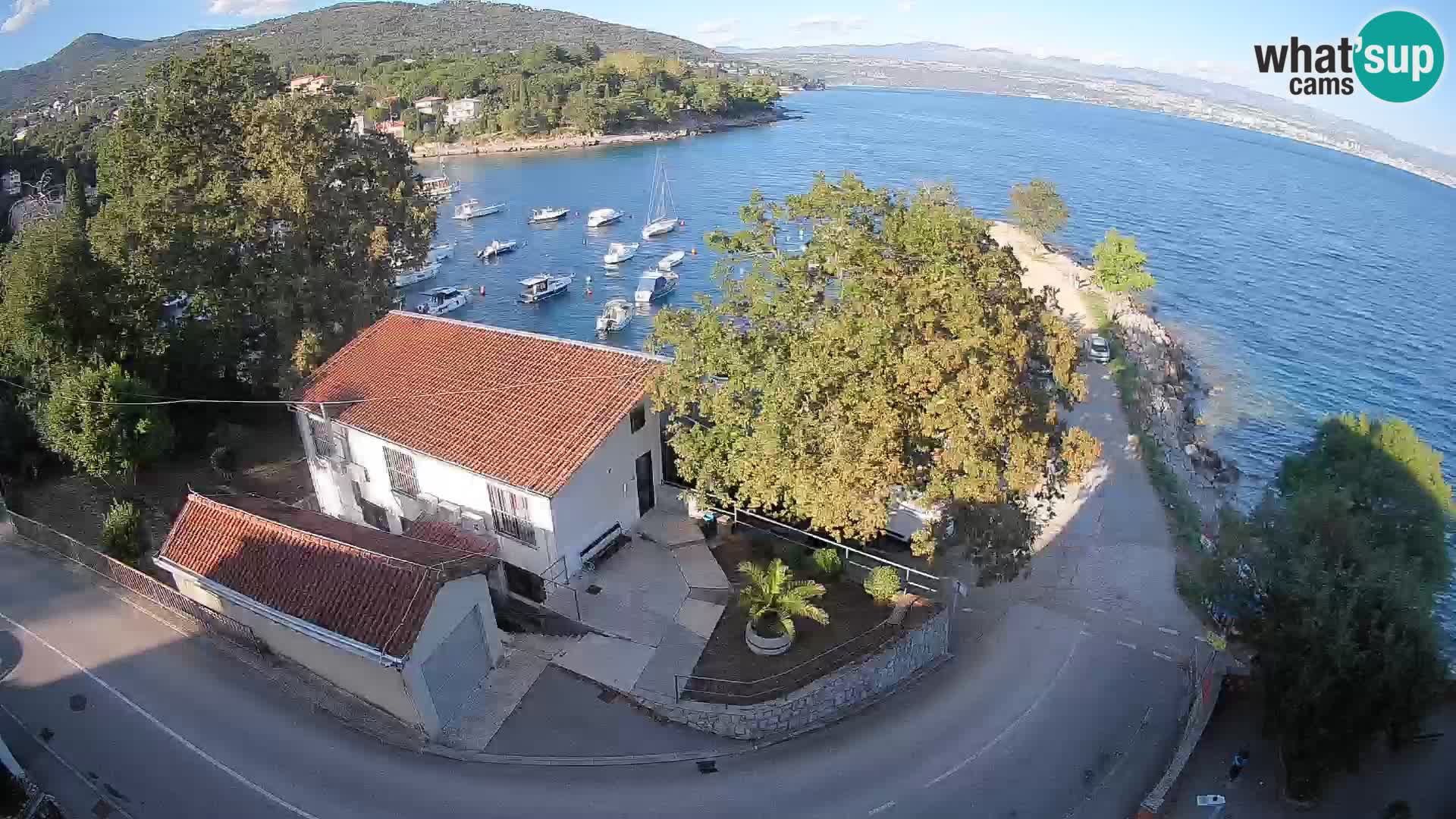 Webcam port d’Ika – Vue en direct et lumières d’Opatija