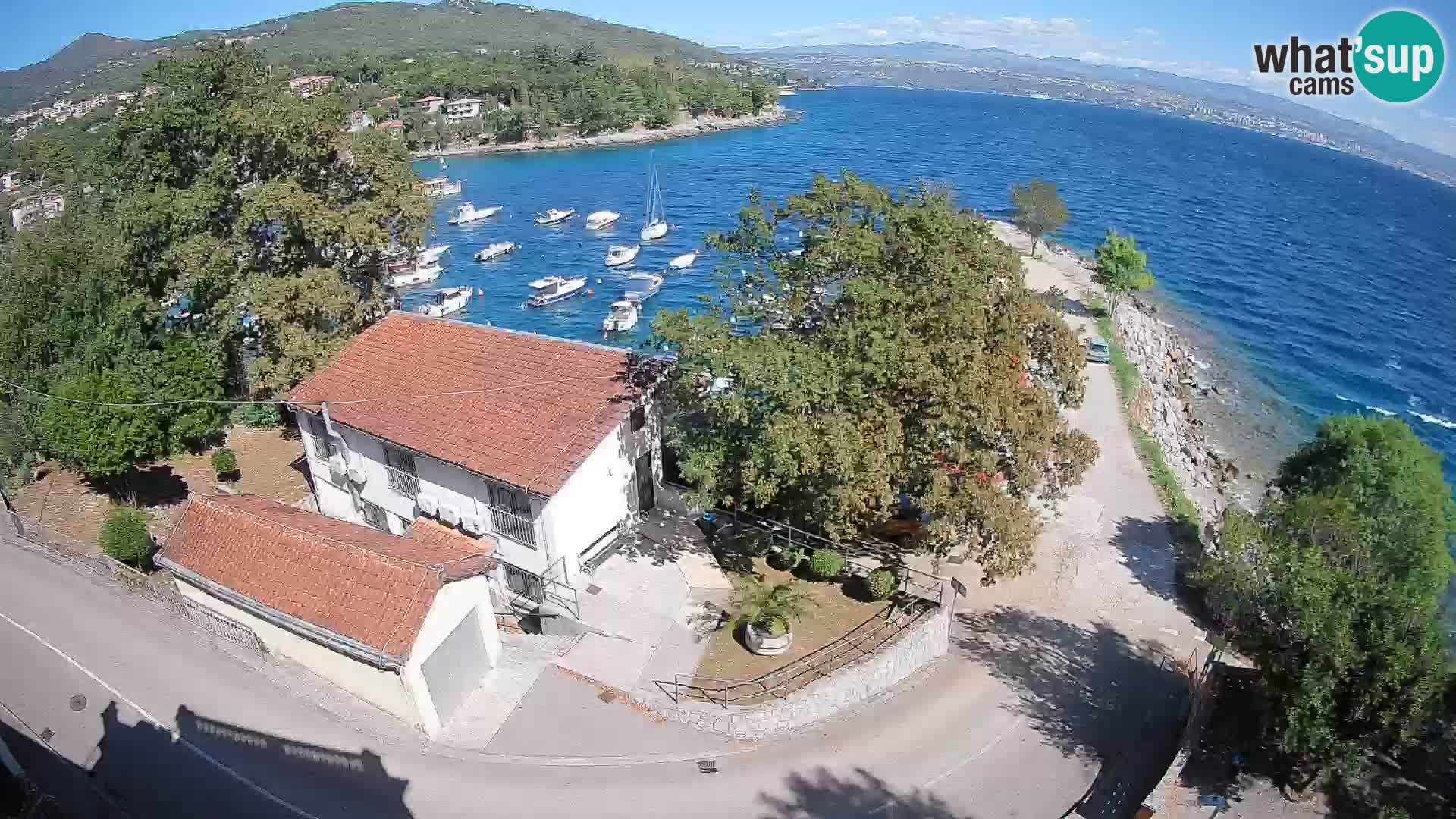 Webcam Ika Hafen – LIVE Blick auf den Hafen und die Lichter von Opatija
