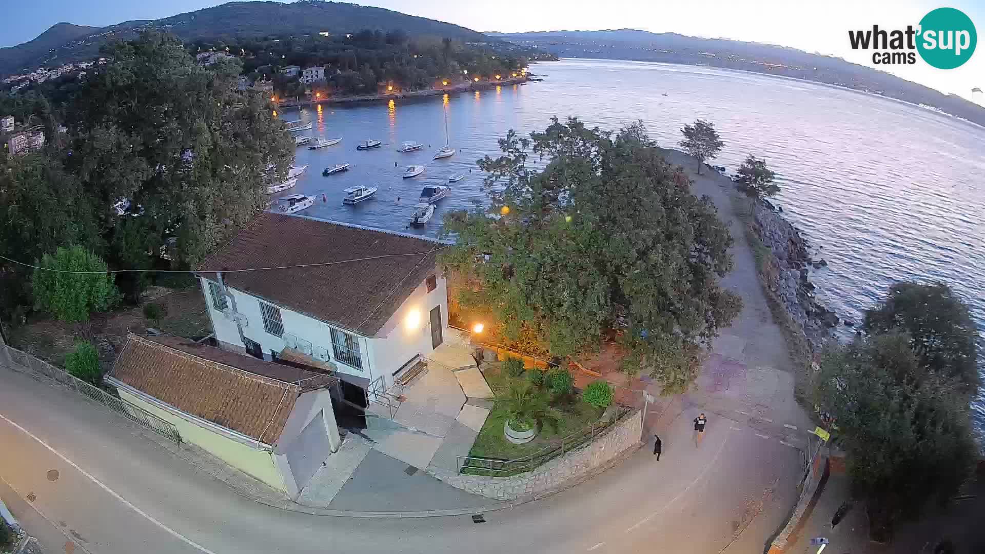 Webcam Ika Hafen – LIVE Blick auf den Hafen und die Lichter von Opatija