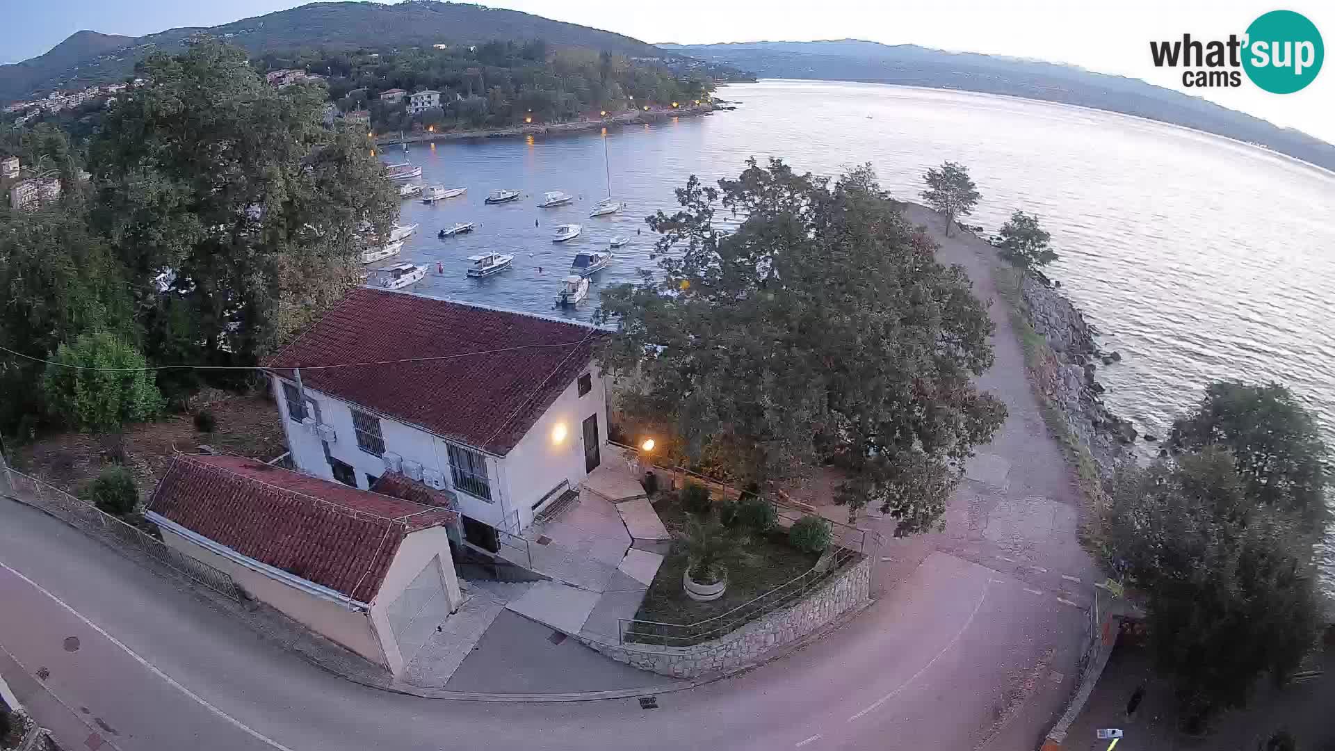 Webcam porto Ika – Vista LIVE sul porto e le luci di Opatija