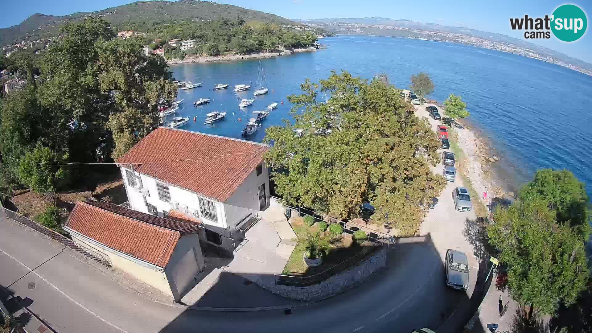 Webcam porto Ika – Vista LIVE sul porto e le luci di Opatija