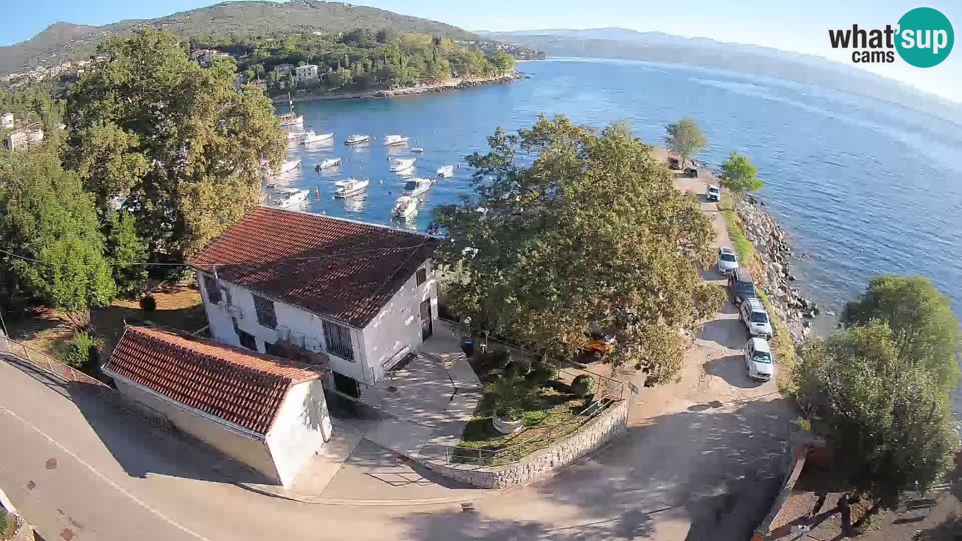 Ika Harbor Webcam – LIVE View of the Harbor and Opatija Lights