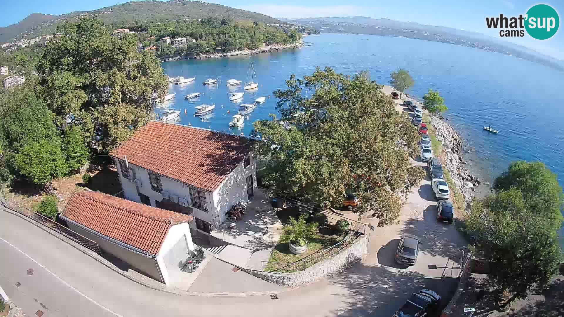 Webcam porto Ika – Vista LIVE sul porto e le luci di Opatija