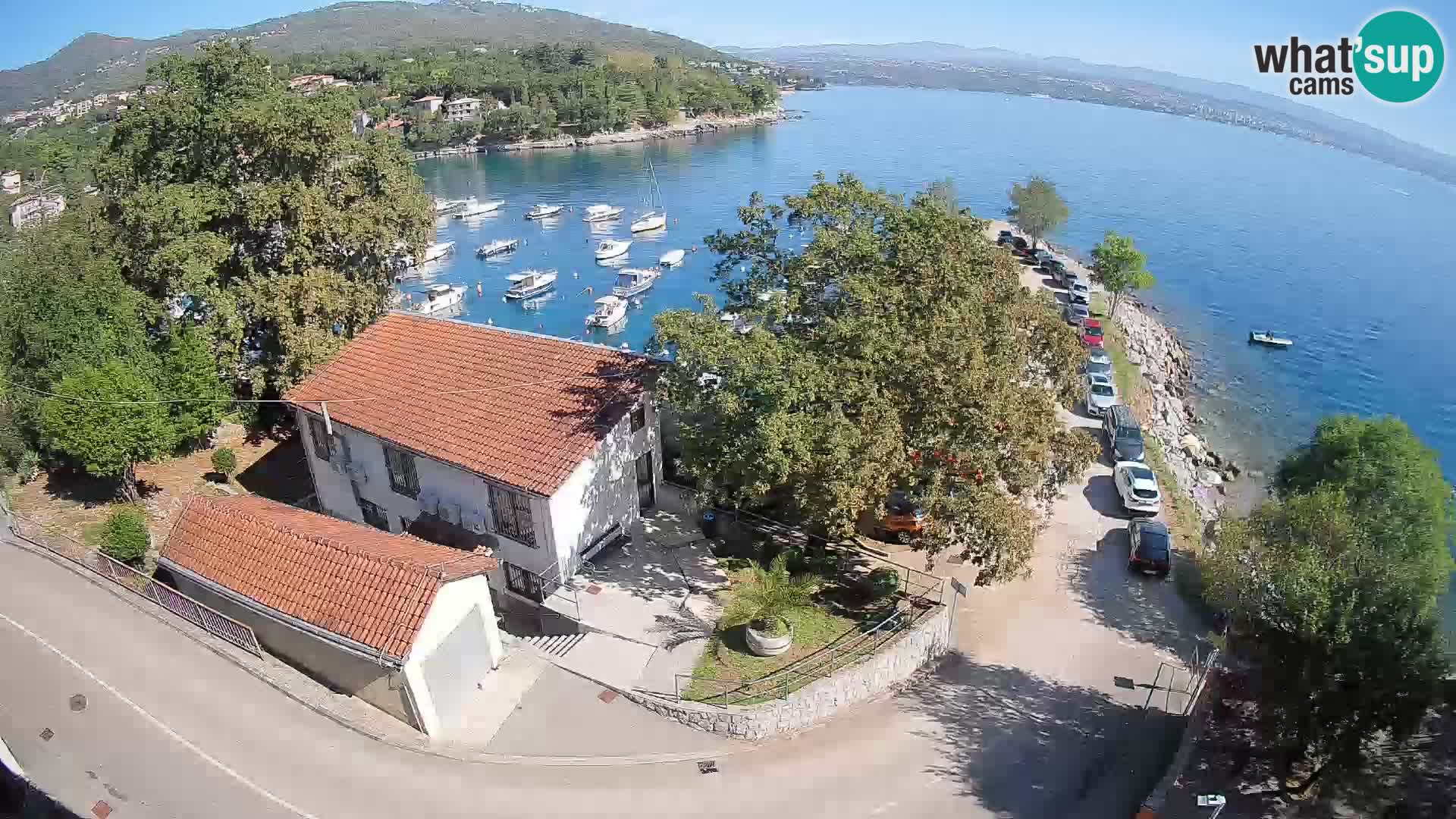 Webcam Ika Hafen – LIVE Blick auf den Hafen und die Lichter von Opatija