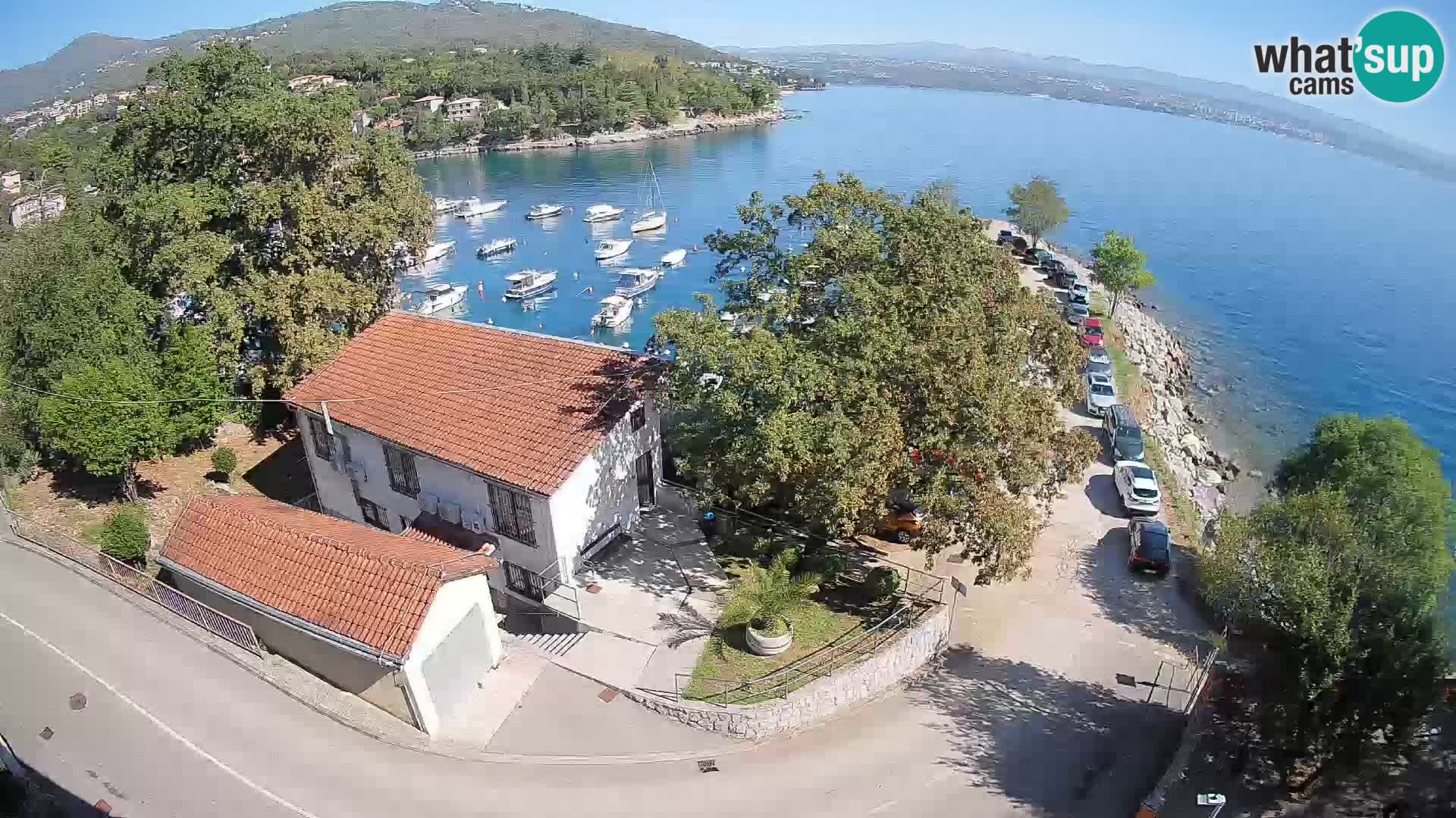 Webcam port d’Ika – Vue en direct et lumières d’Opatija