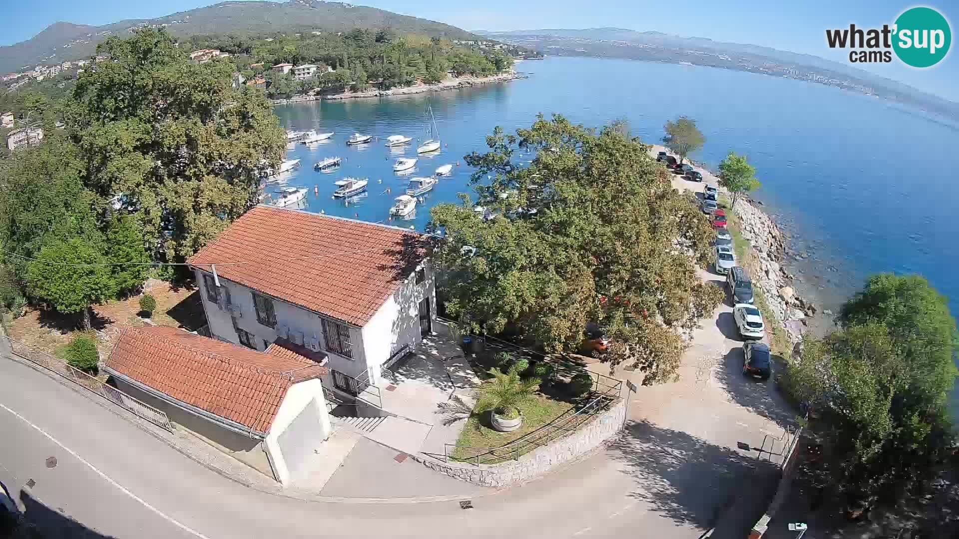 Webcam Ika Hafen – LIVE Blick auf den Hafen und die Lichter von Opatija