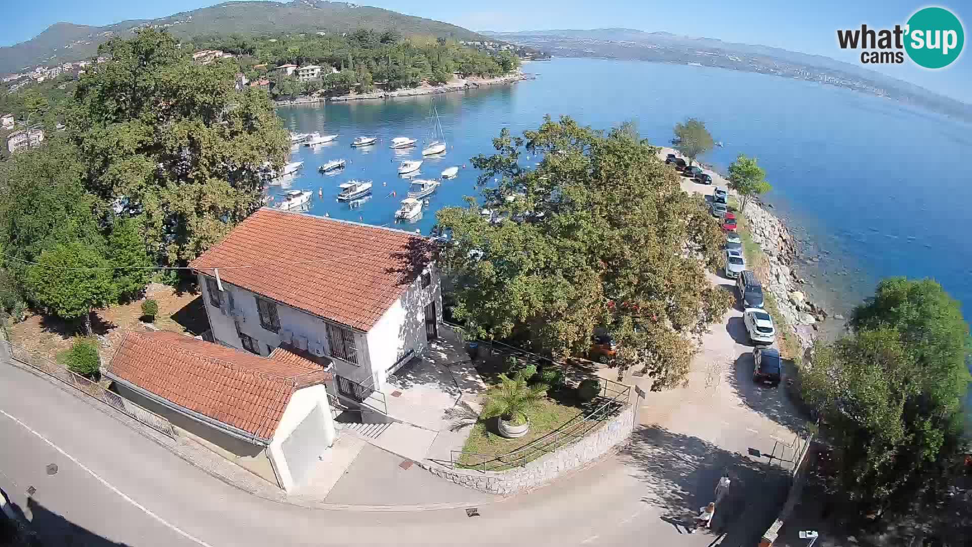 Webcam port d’Ika – Vue en direct et lumières d’Opatija