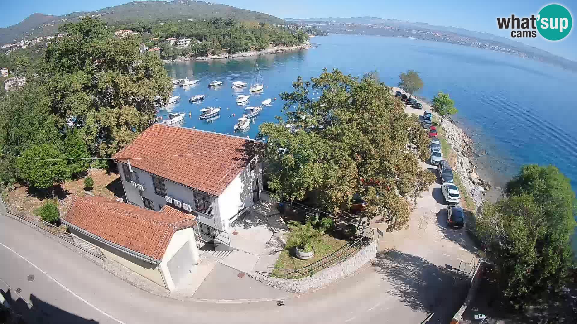Webcam porto Ika – Vista LIVE sul porto e le luci di Opatija
