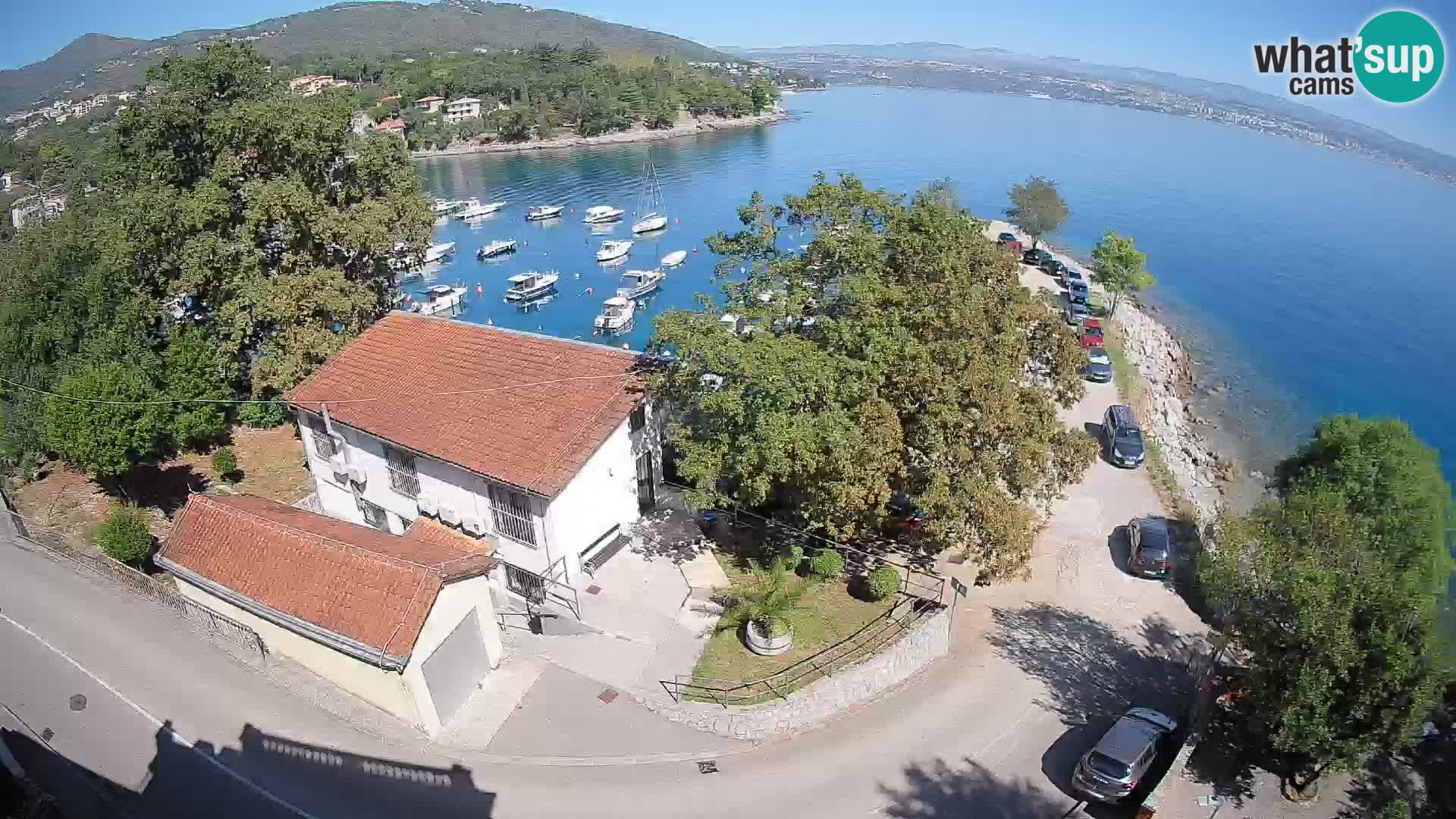 Webcam Ika Hafen – LIVE Blick auf den Hafen und die Lichter von Opatija