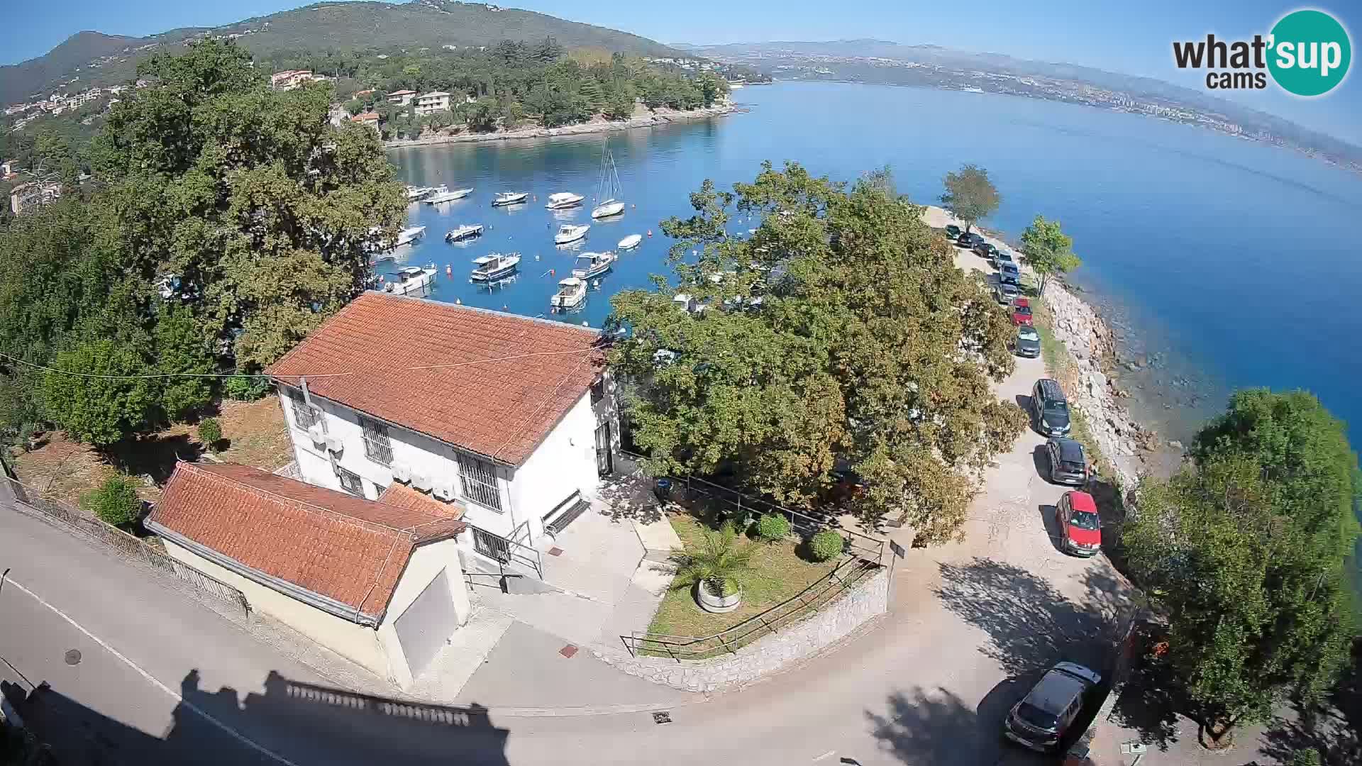 Webcam Ika Hafen – LIVE Blick auf den Hafen und die Lichter von Opatija