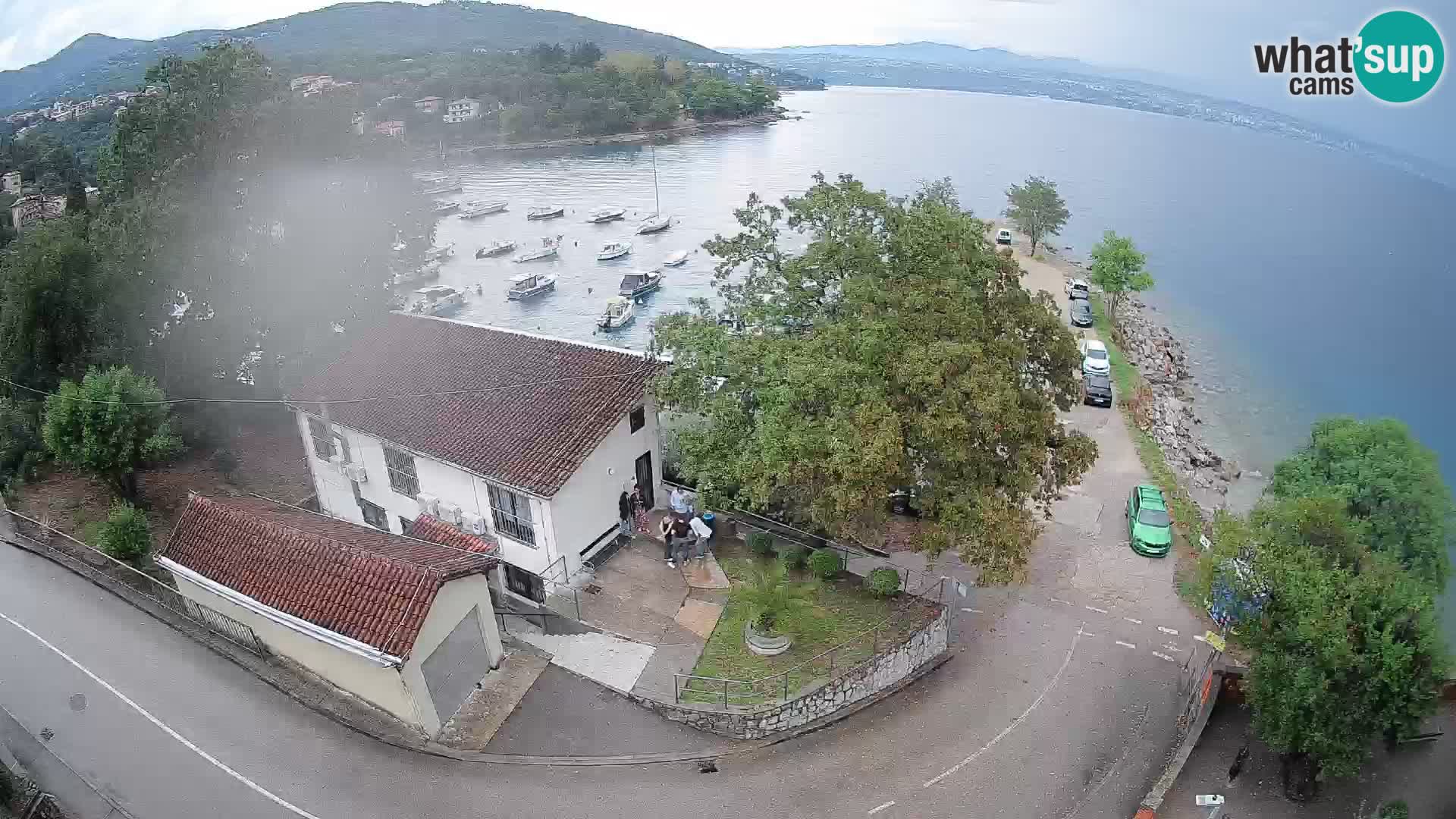 Webcam porto Ika – Vista LIVE sul porto e le luci di Opatija