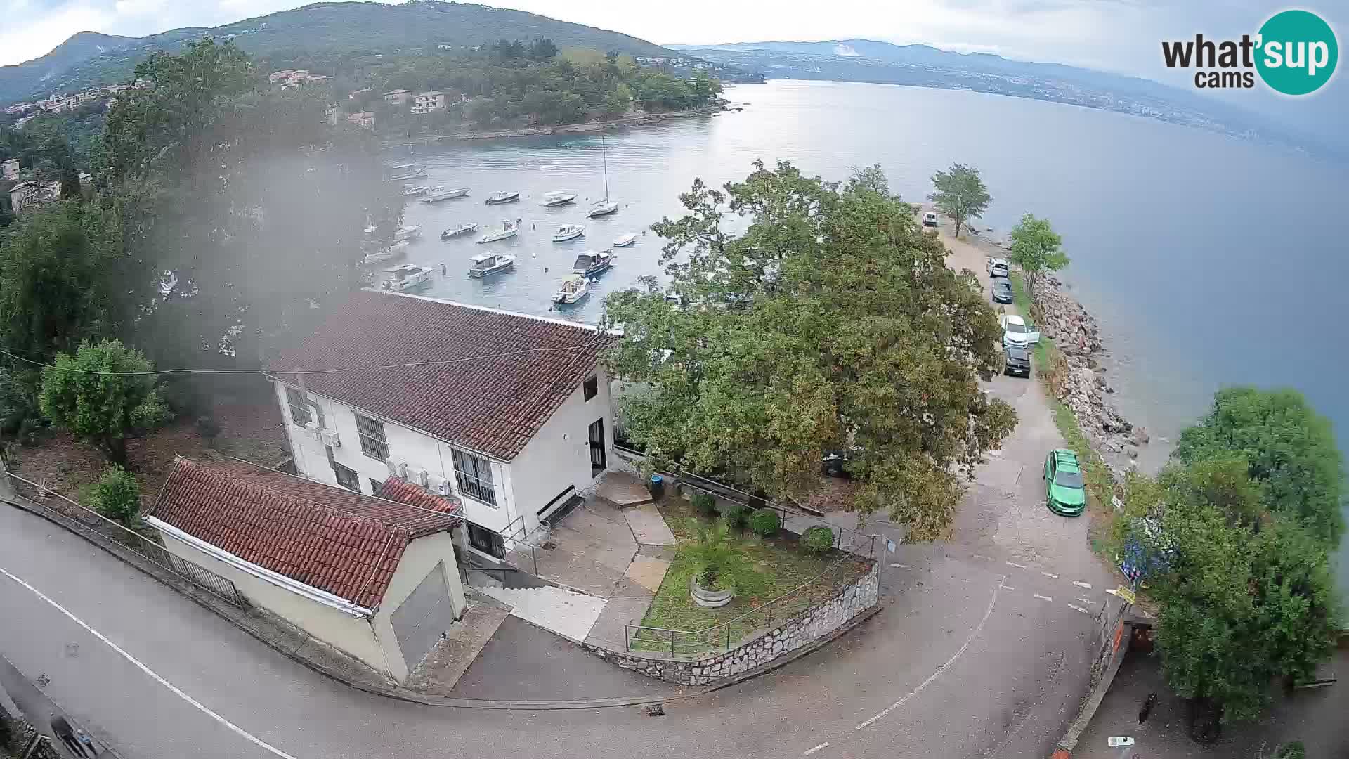 Ika Harbor Webcam – LIVE View of the Harbor and Opatija Lights