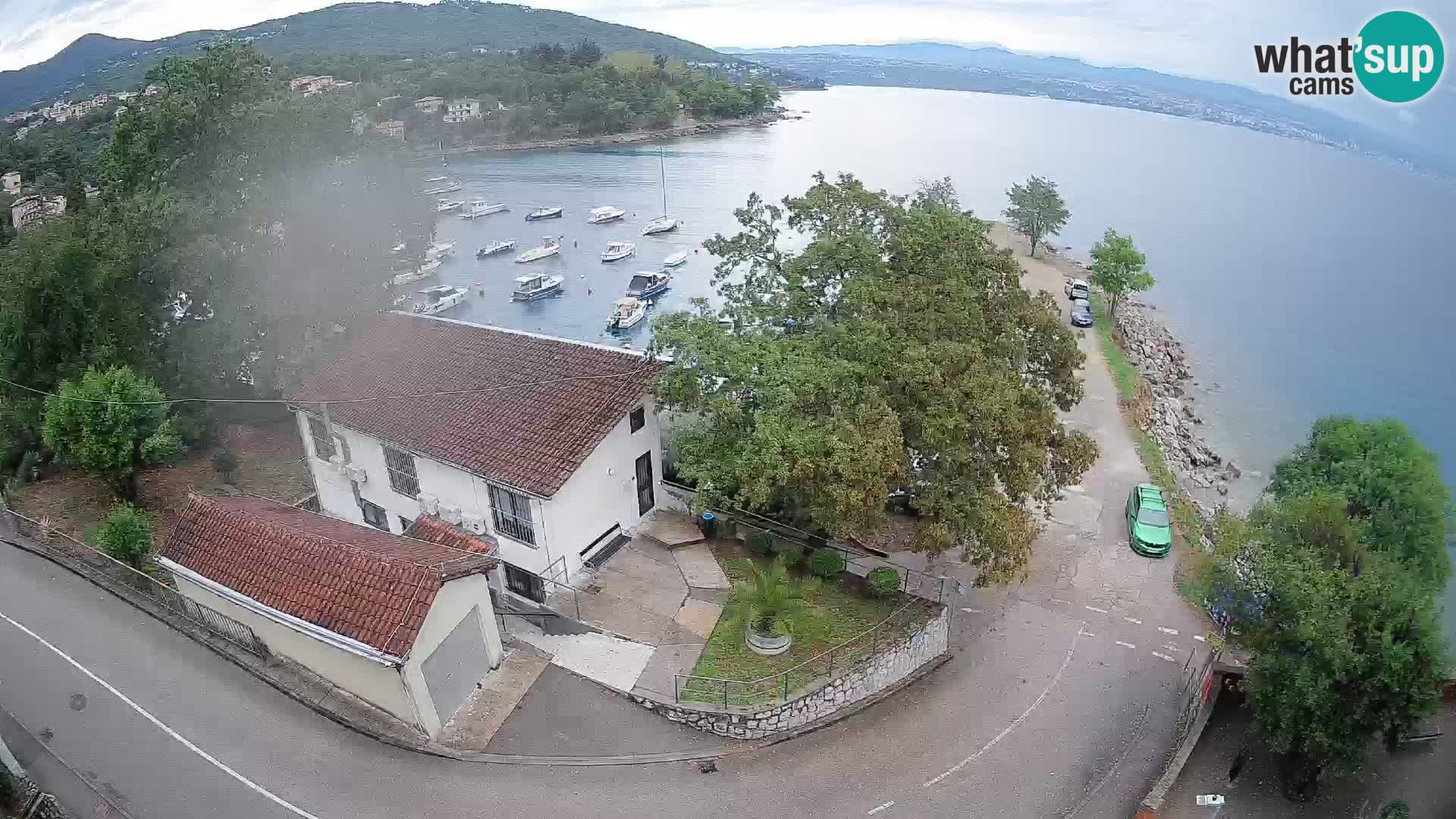 Webcam porto Ika – Vista LIVE sul porto e le luci di Opatija