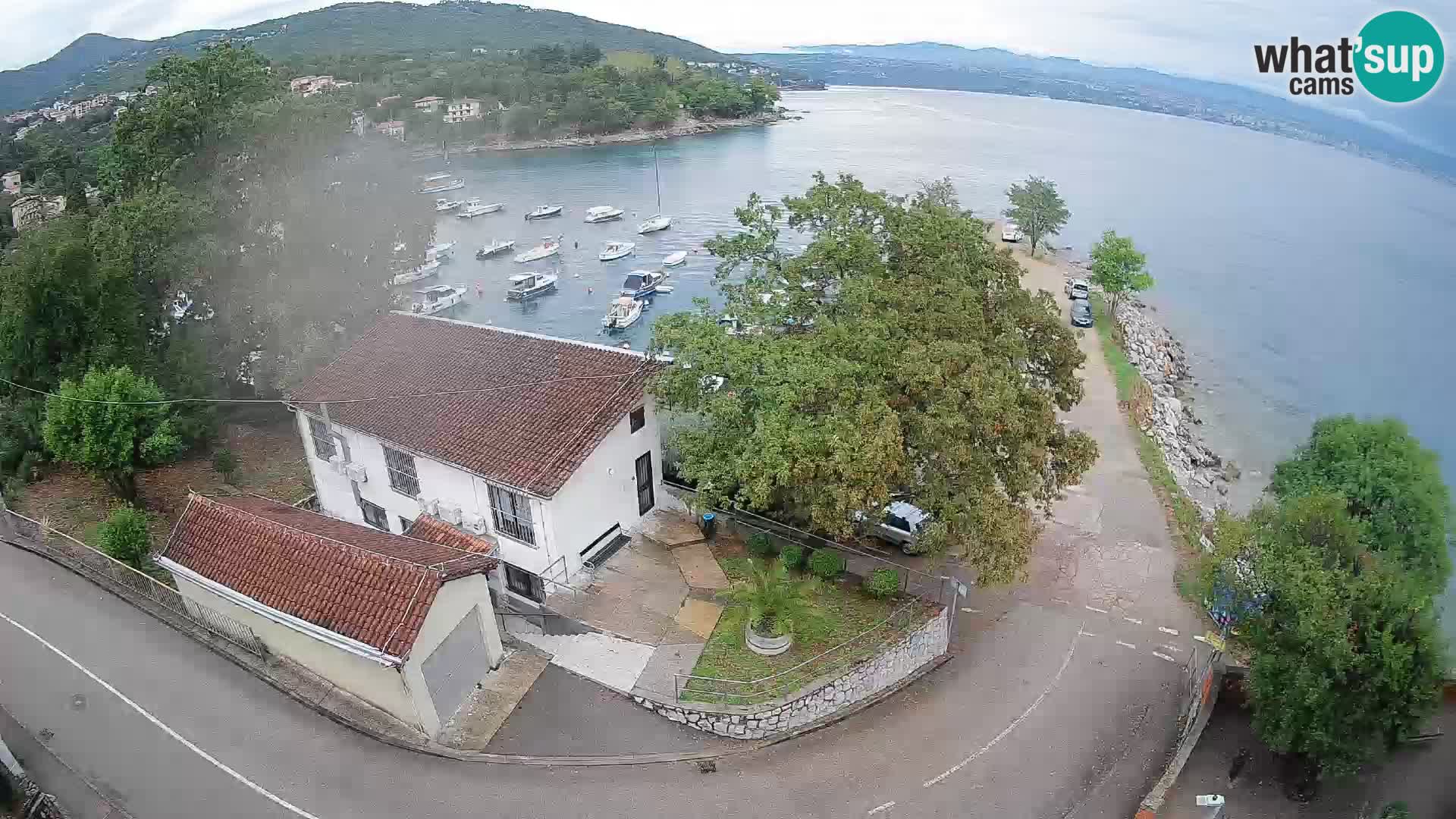 Ika Harbor Webcam – LIVE View of the Harbor and Opatija Lights