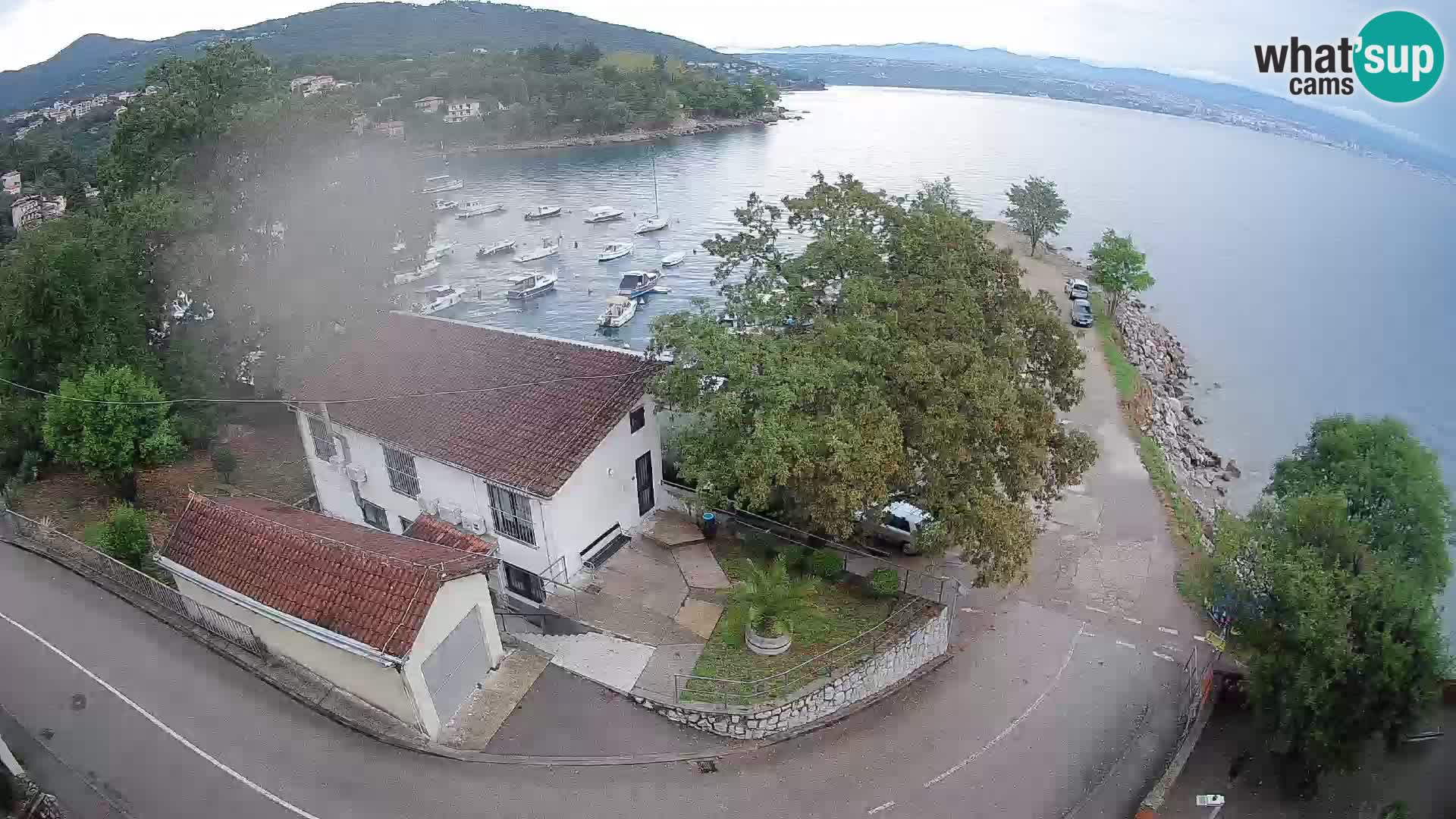 Ika Harbor Webcam – LIVE View of the Harbor and Opatija Lights