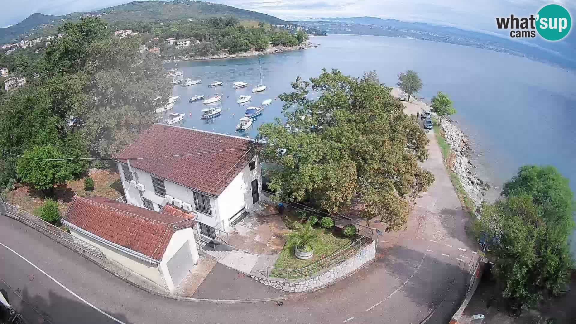 Webcam porto Ika – Vista LIVE sul porto e le luci di Opatija