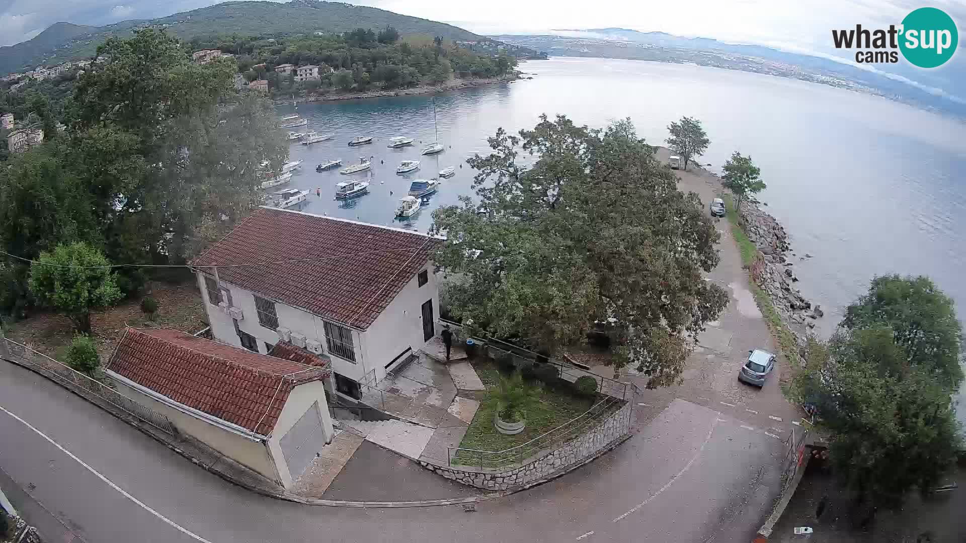 Webcam porto Ika – Vista LIVE sul porto e le luci di Opatija