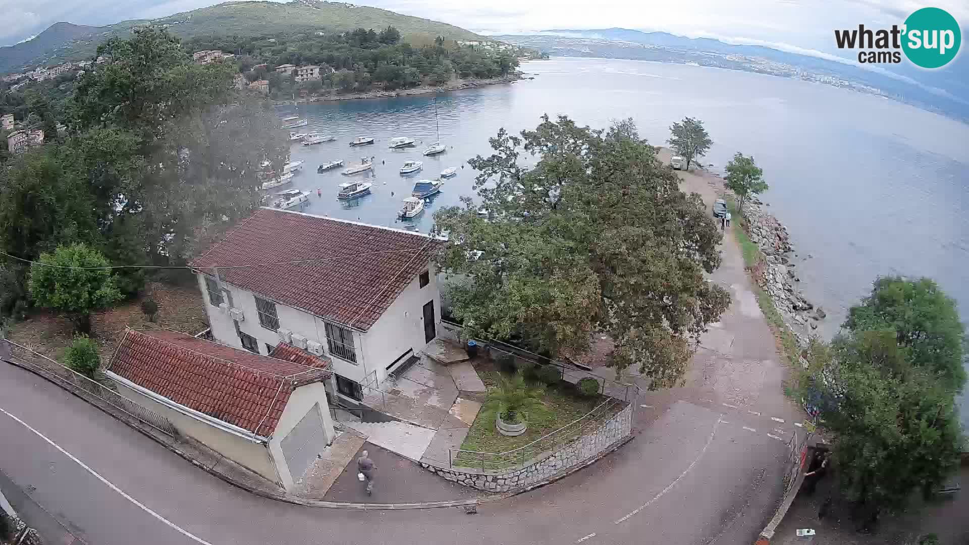 Web kamera luka Ika – Pogled uživo na luku i svjetla Opatije