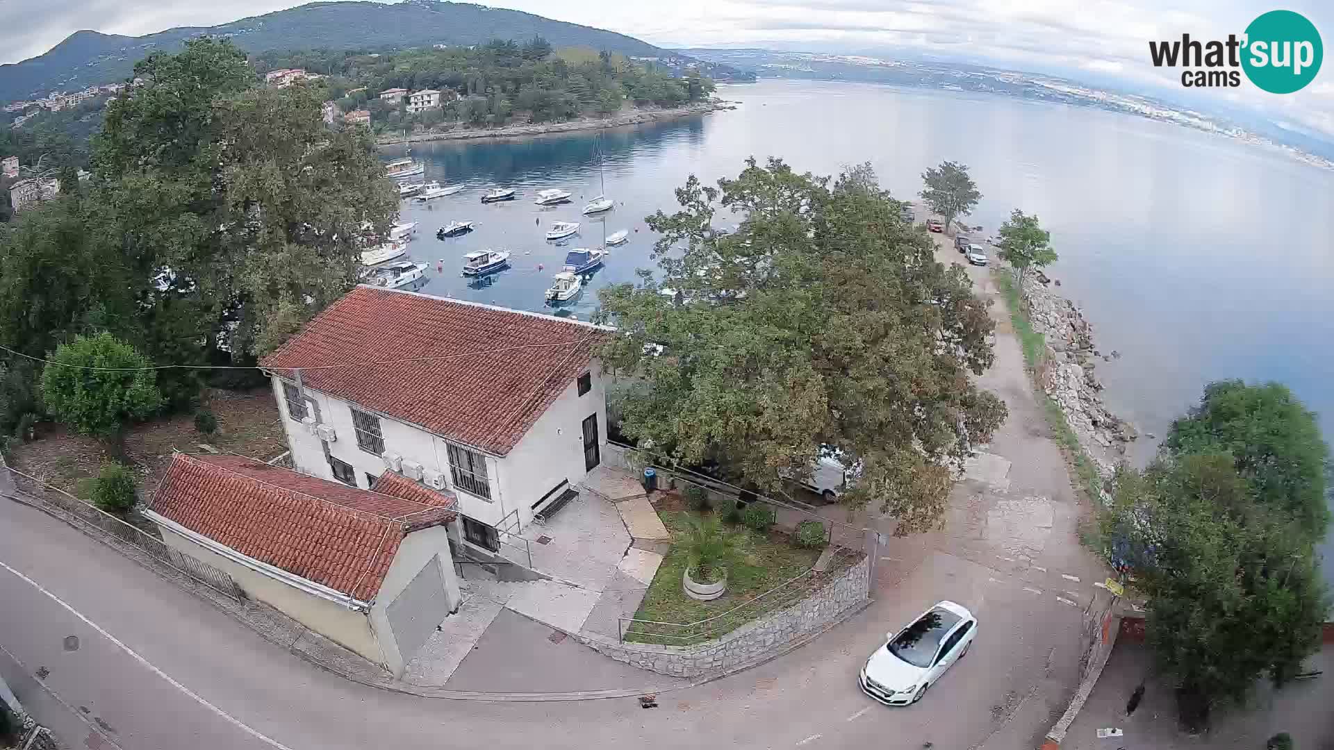 Webcam port d’Ika – Vue en direct et lumières d’Opatija