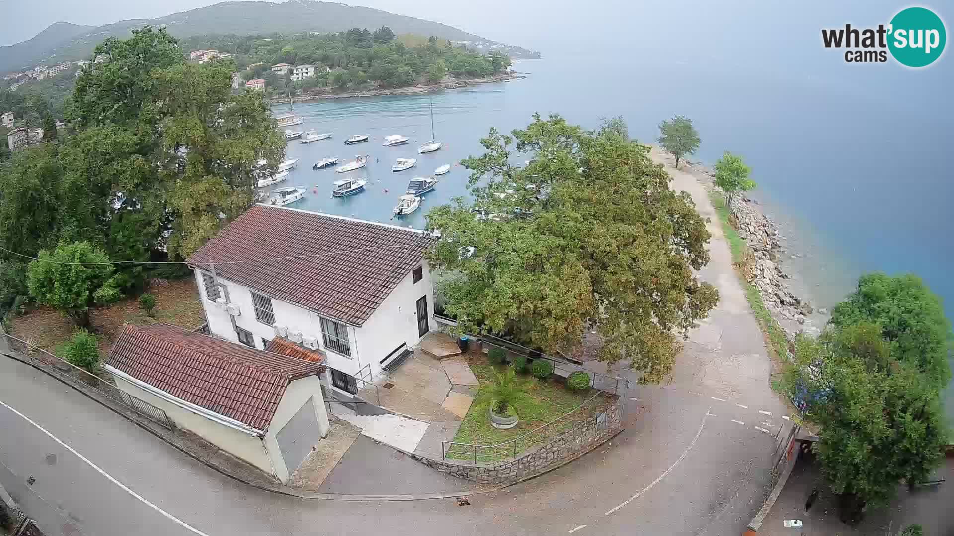 Webcam porto Ika – Vista LIVE sul porto e le luci di Opatija