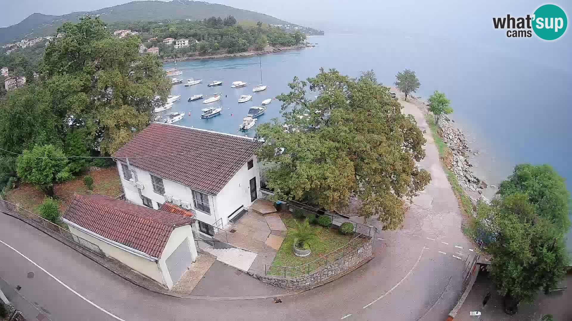 Webcam porto Ika – Vista LIVE sul porto e le luci di Opatija
