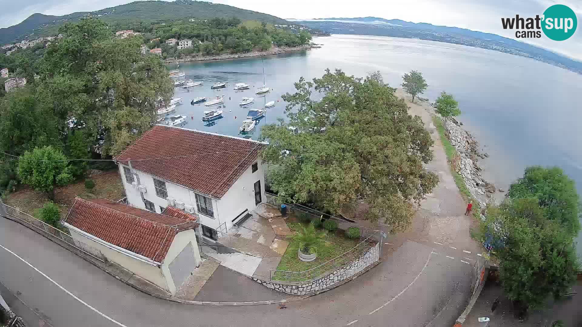 Webcam port d’Ika – Vue en direct et lumières d’Opatija
