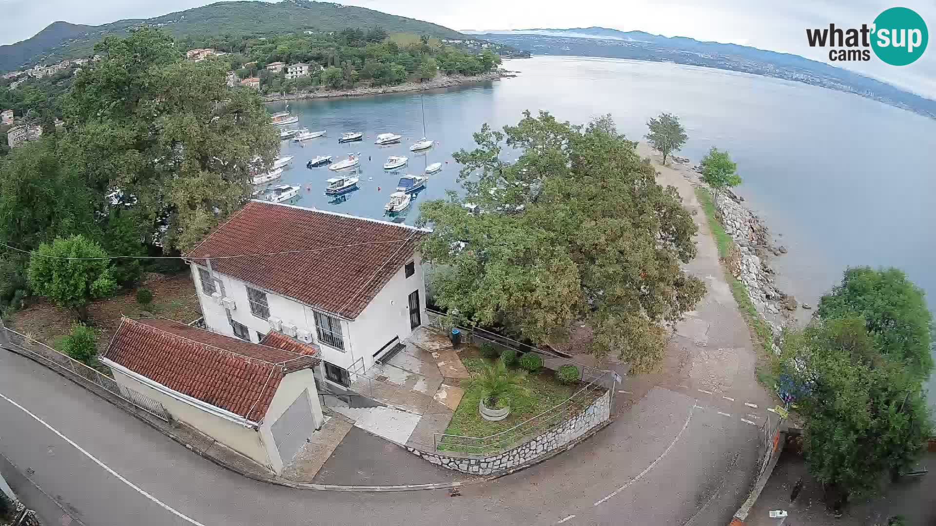 Webcam port d’Ika – Vue en direct et lumières d’Opatija