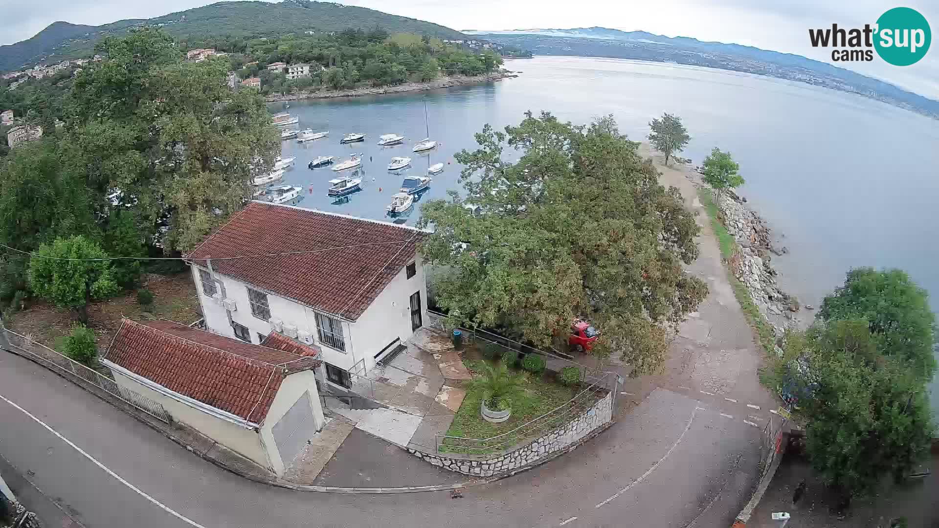 Webcam porto Ika – Vista LIVE sul porto e le luci di Opatija