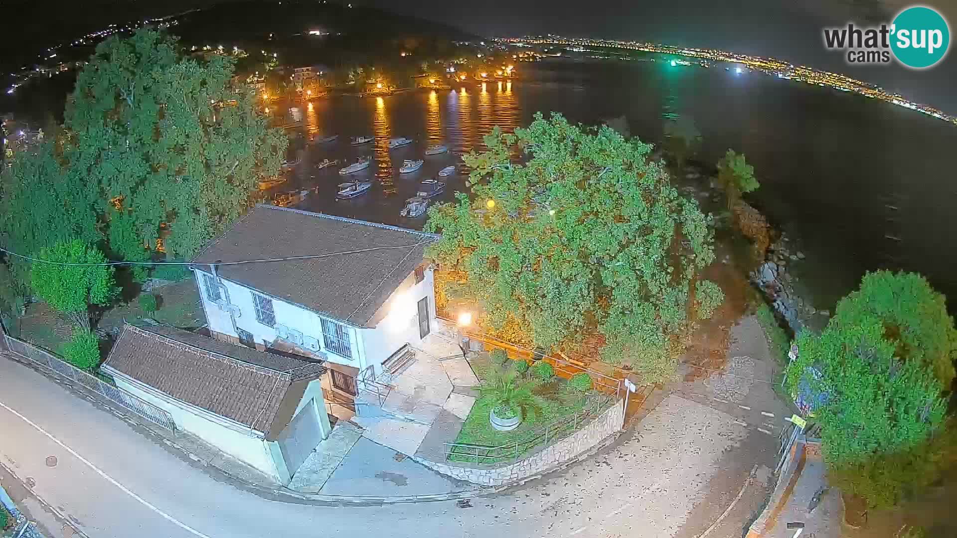 Webcam Ika Hafen – LIVE Blick auf den Hafen und die Lichter von Opatija